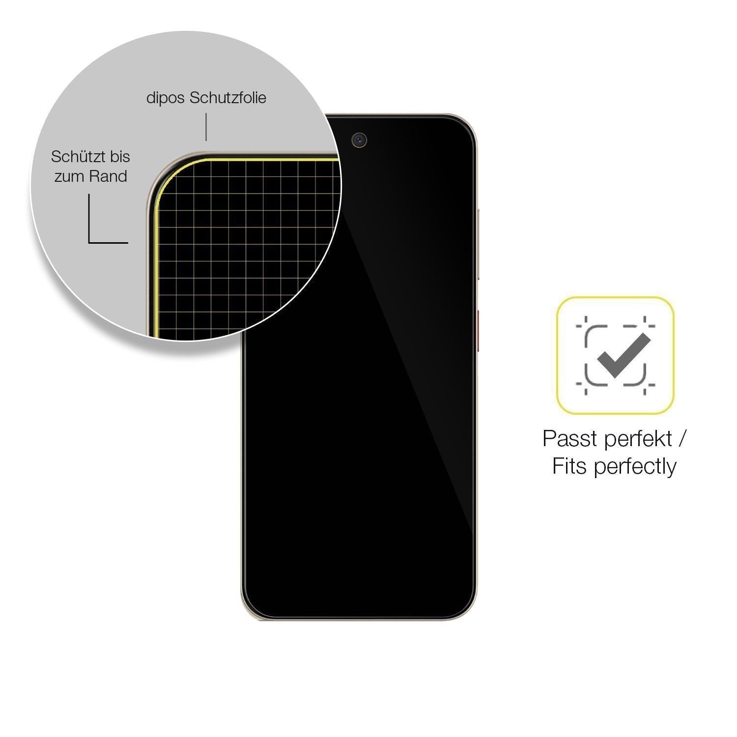 2x 3D Full Cover Schutzfolie für ZTE Blade V70 (6)
