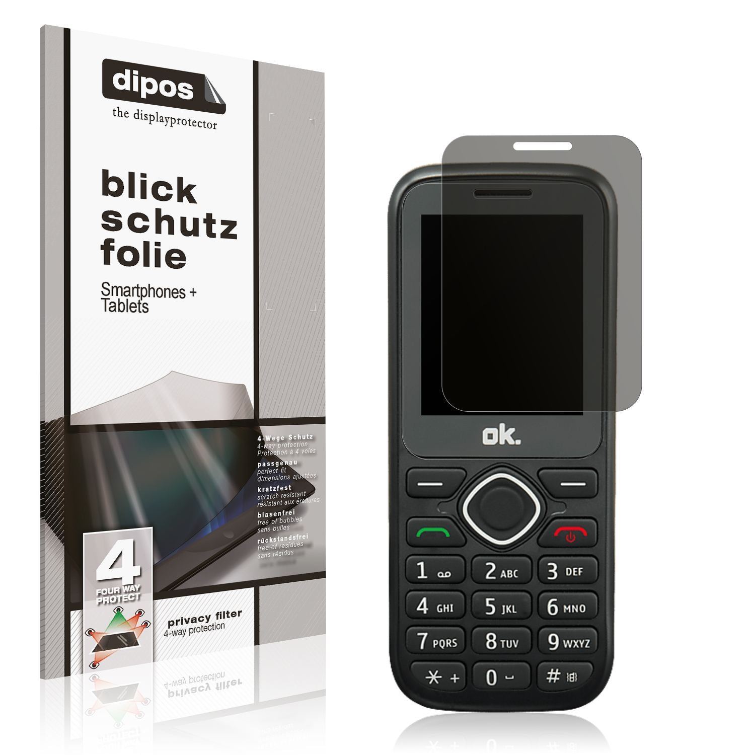Blickschutzfolie für OK. OMP 11 matt Schutzfolie P (1)