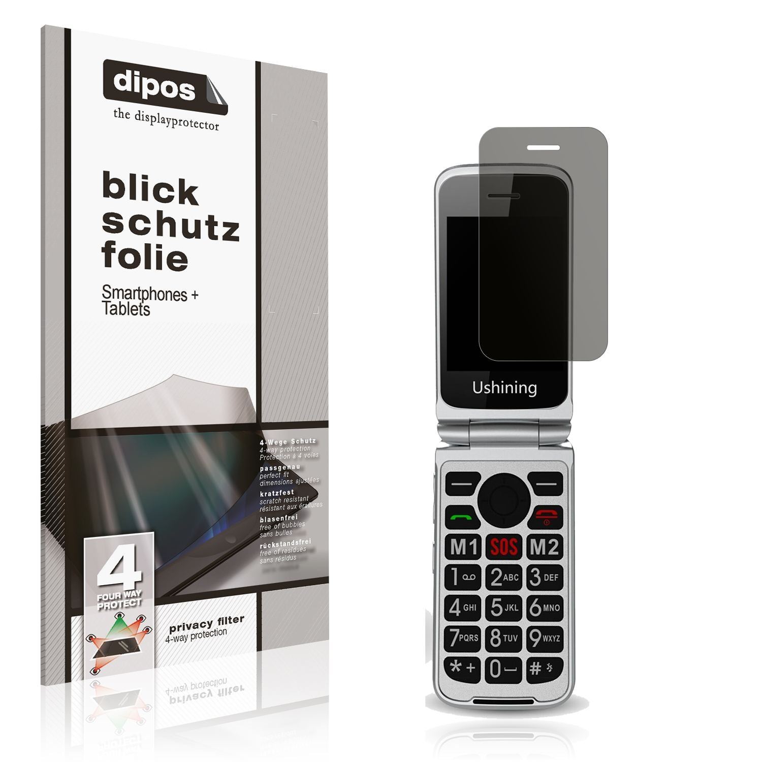 Blickschutzfolie für Tosaju 4G matt Schutzfolie Pr (1)