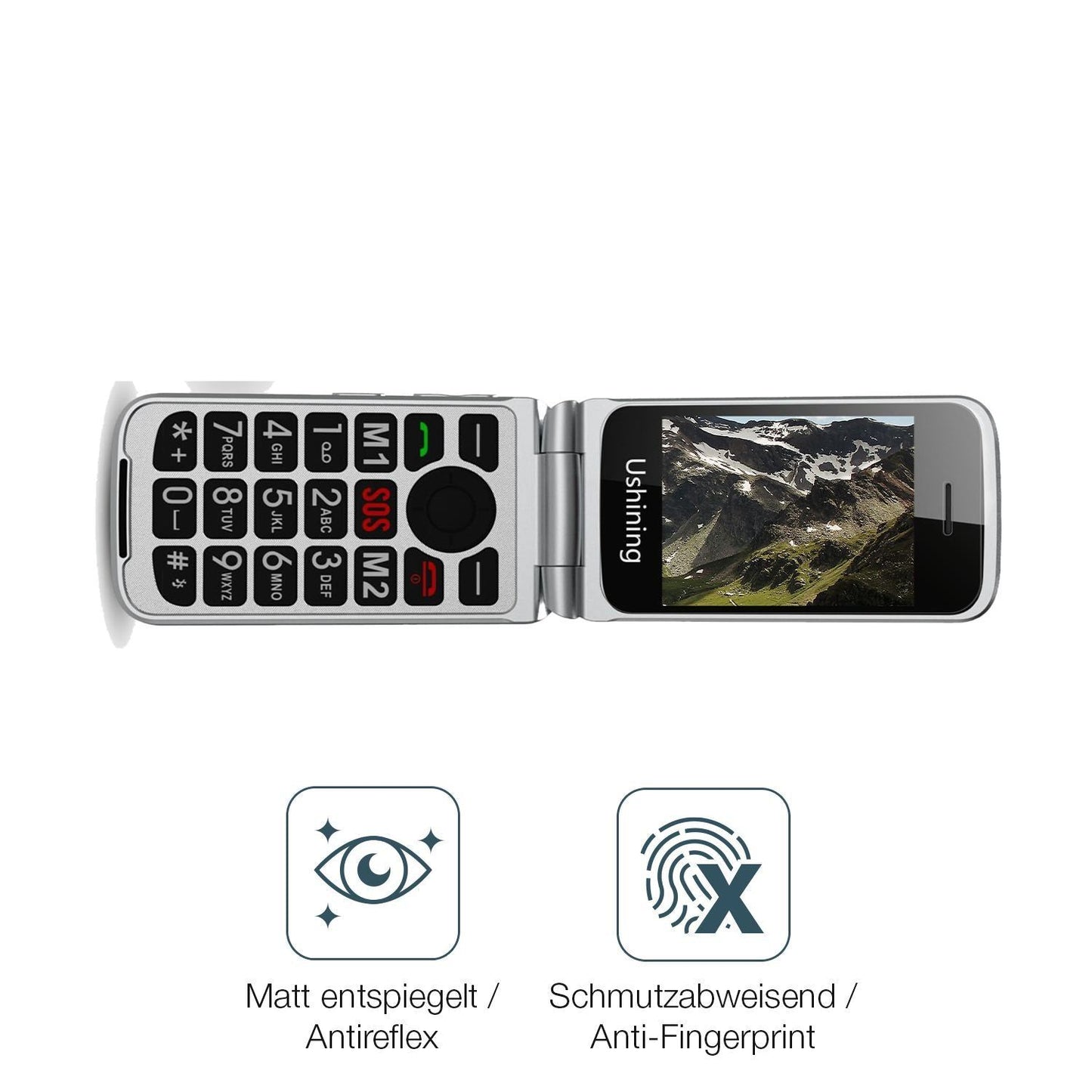 2x 9H Schutzfolie matt für Tosaju 4G Panzerfolie (5)