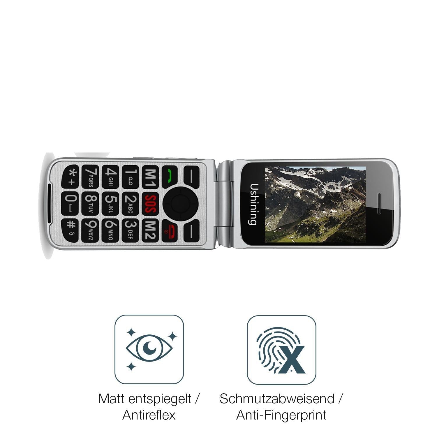 2x 9H Schutzfolie matt für Tosaju 4G Panzerfolie (5)