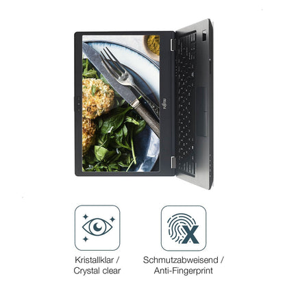 2x Schutzfolie klar für Fujitsu Lifebook E756 15.6 (4)