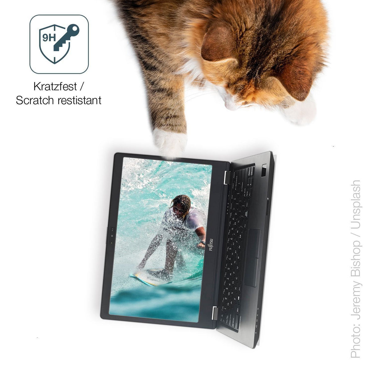 2x 9H Schutzfolie für Fujitsu Lifebook E756 15.6 P (3)
