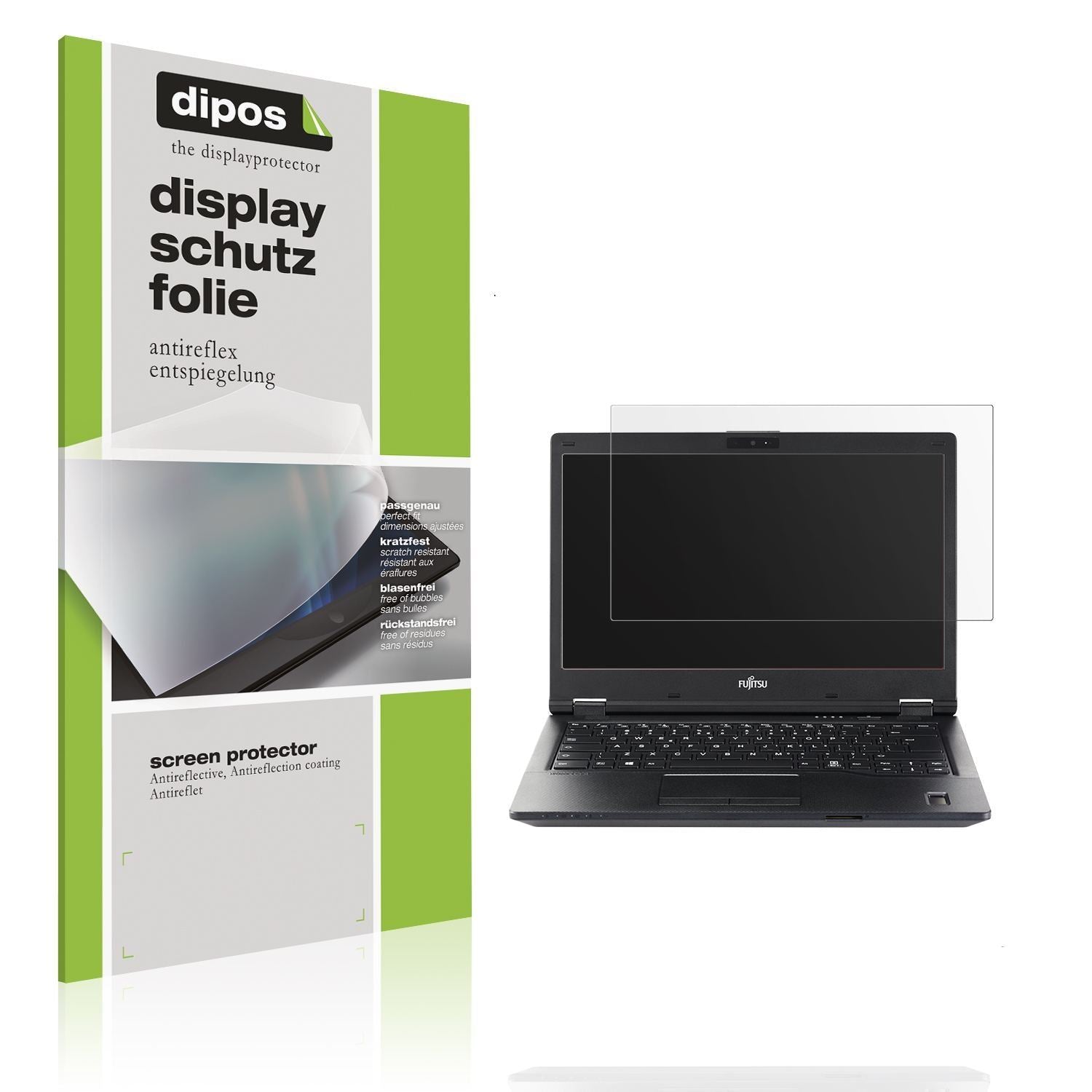 2x Schutzfolie matt für Fujitsu Lifebook E449 14 Z (1)