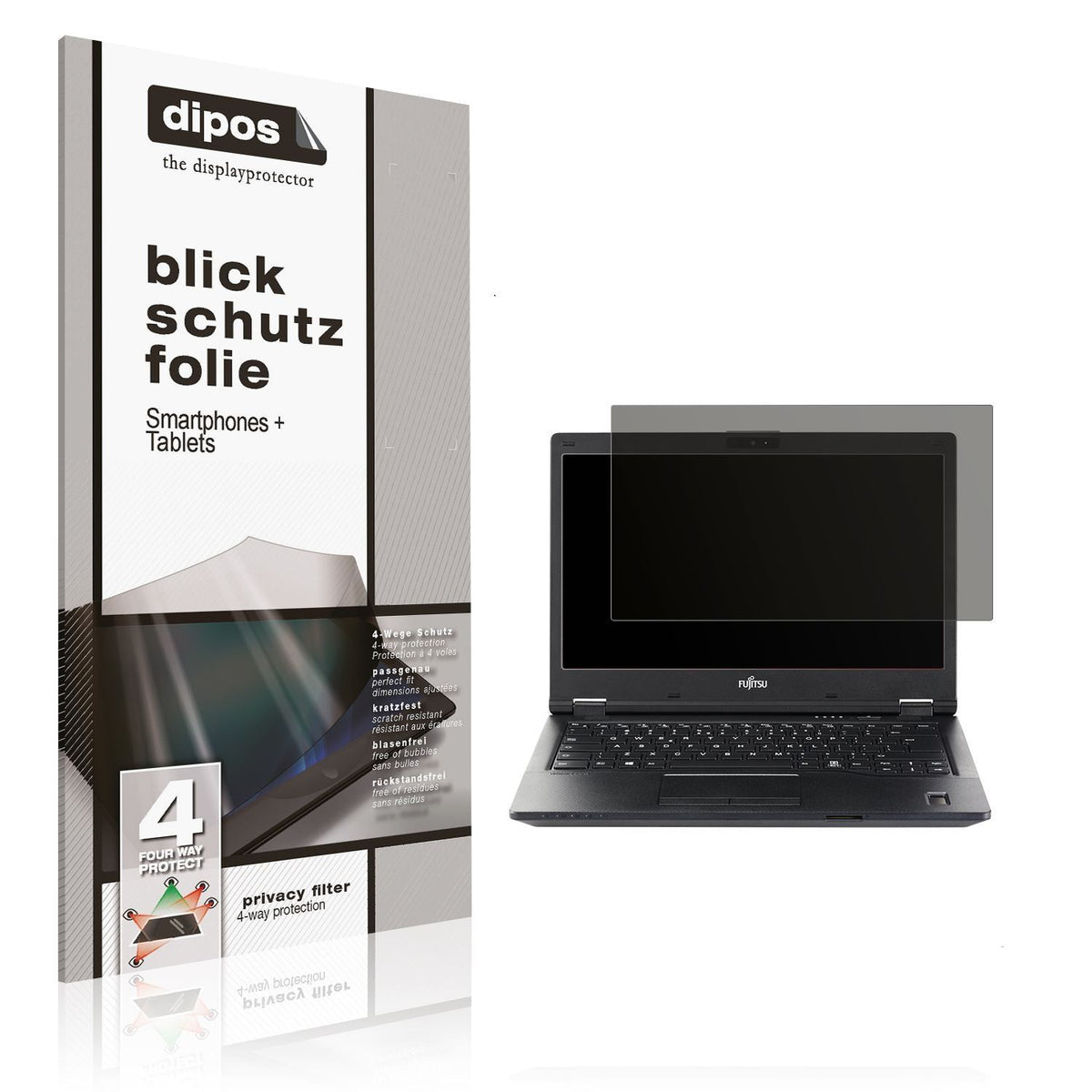 Blickschutzfolie für Fujitsu Lifebook E449 14 Zoll (1)