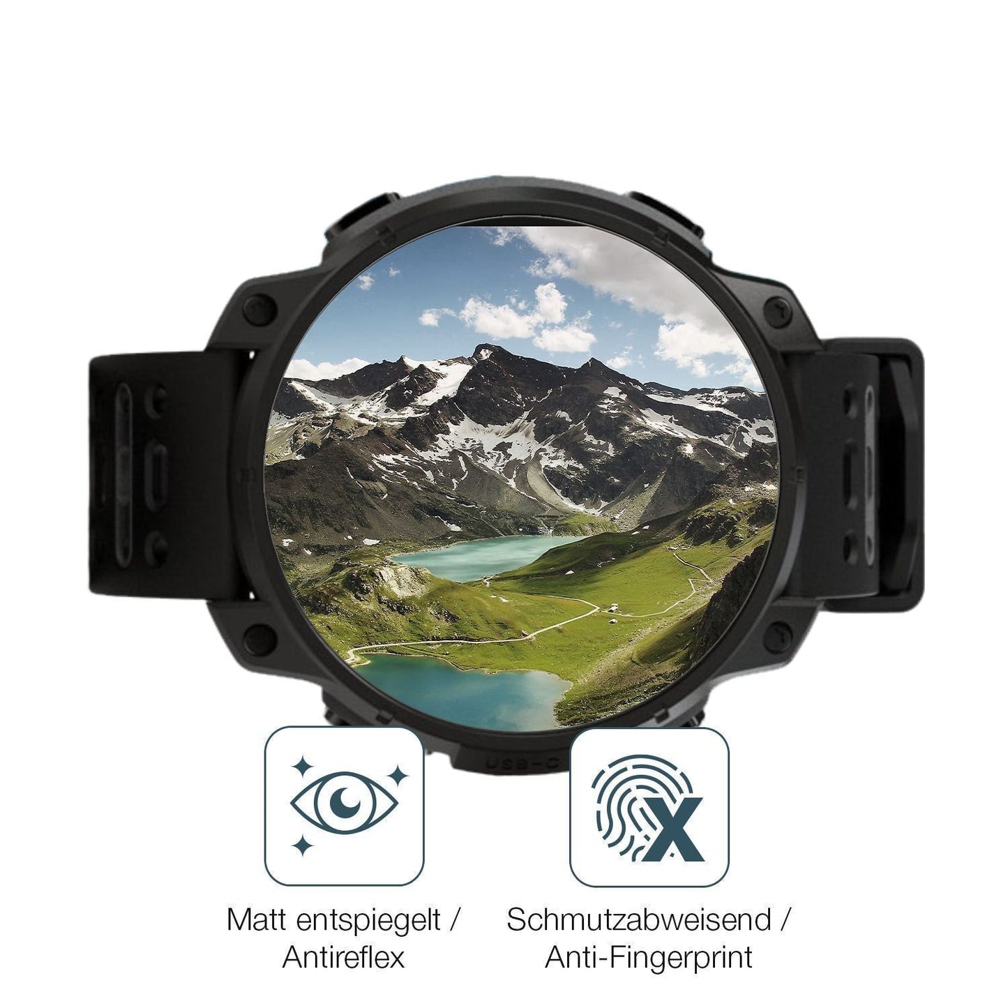 6x Schutzfolie matt für UNA Watch Display-Schutzfo (4)