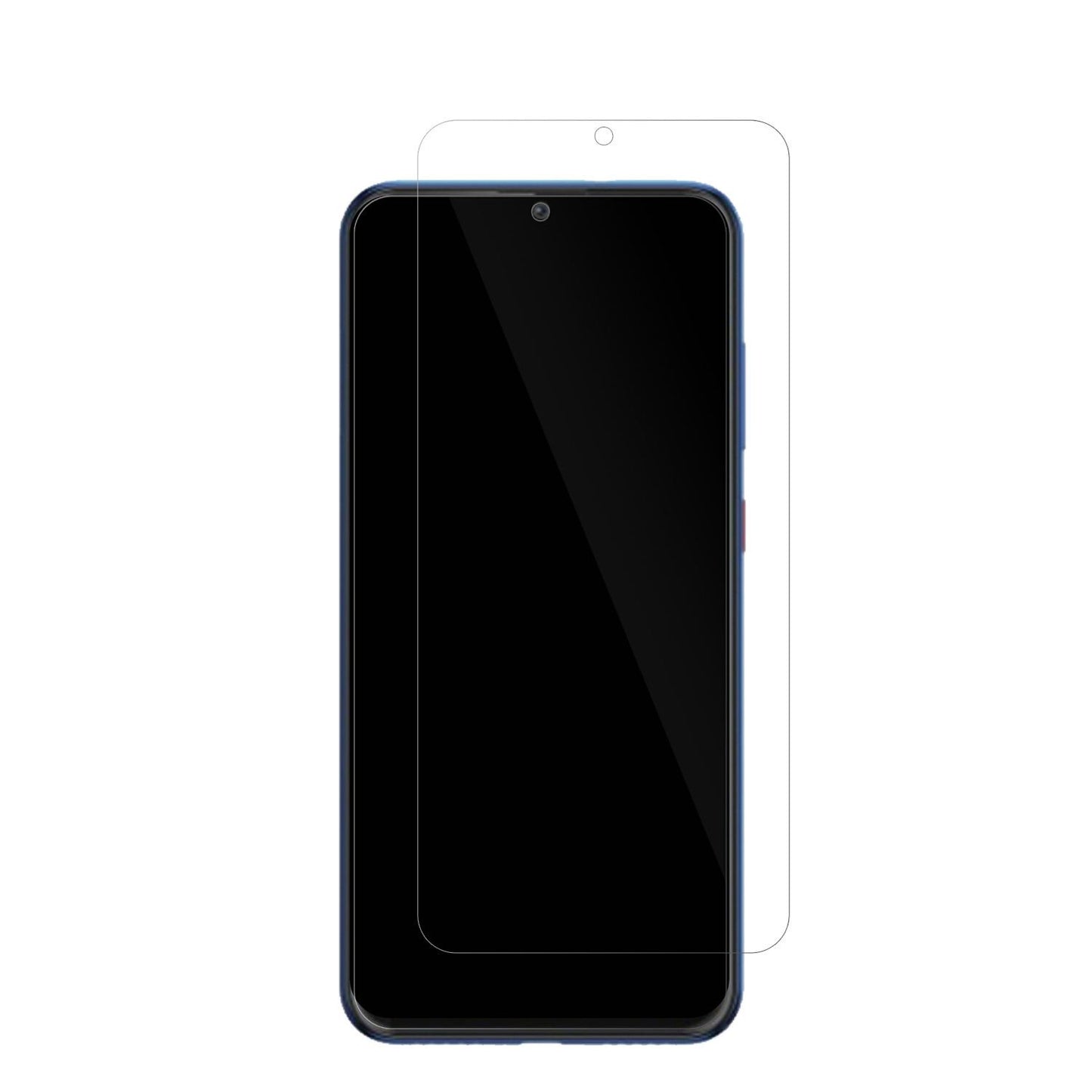 2x Schutzfolie klar für Walton Primo RX7 Display-S (2)