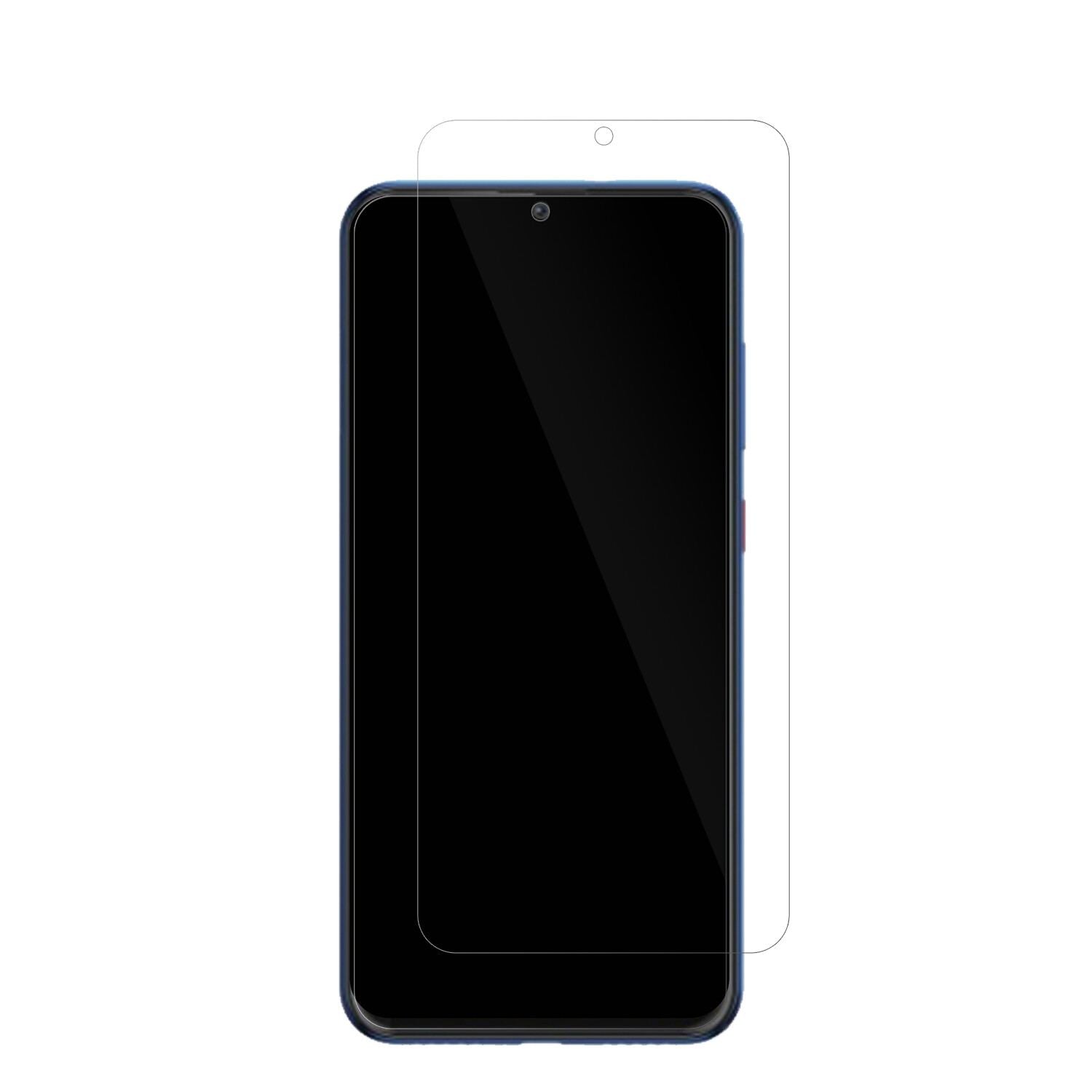 2x Schutzfolie klar für Walton Primo RX7 Display-S (2)