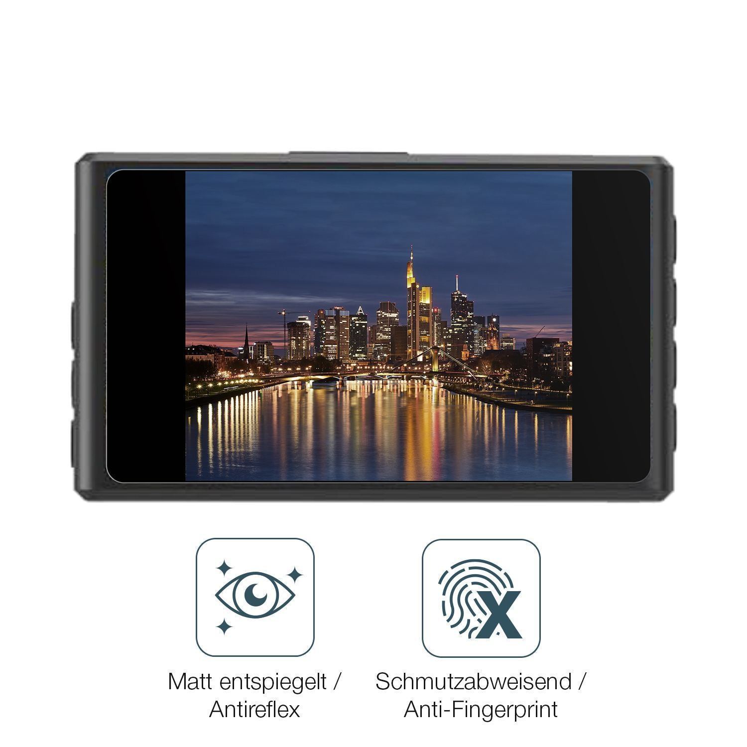 4x Schutzfolie matt für WeBeqer A7 Dashcam Display (4)