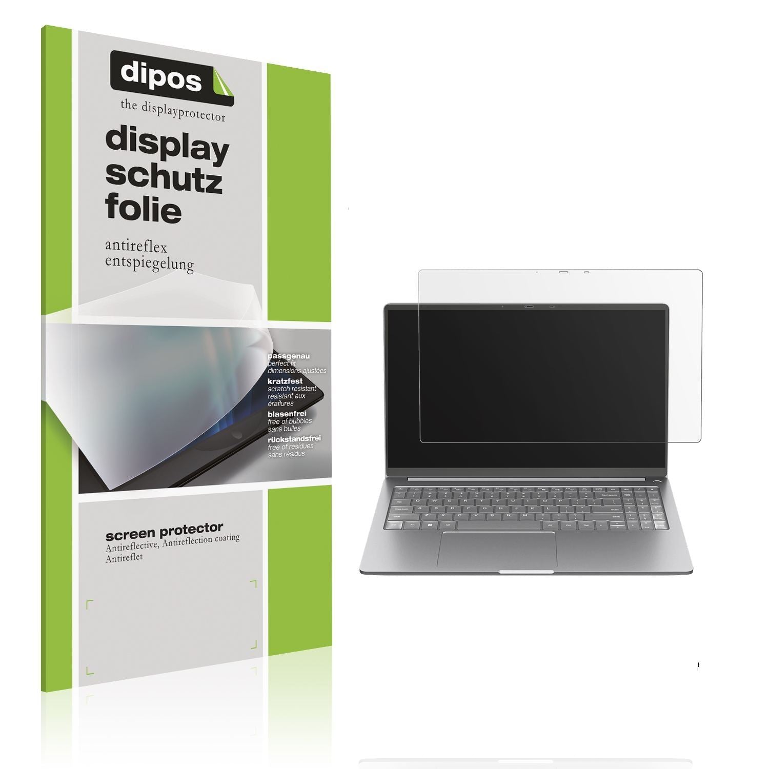 2x Schutzfolie matt für N-One NBook HX Display-Sch (1)