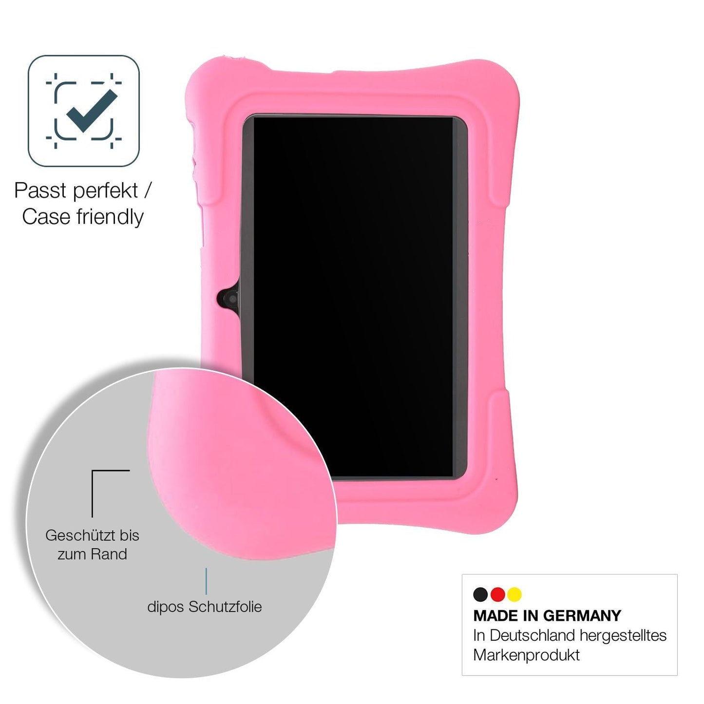 2x 9H Schutzfolie matt für Plyisty Kids Tablet 7 Z (6)