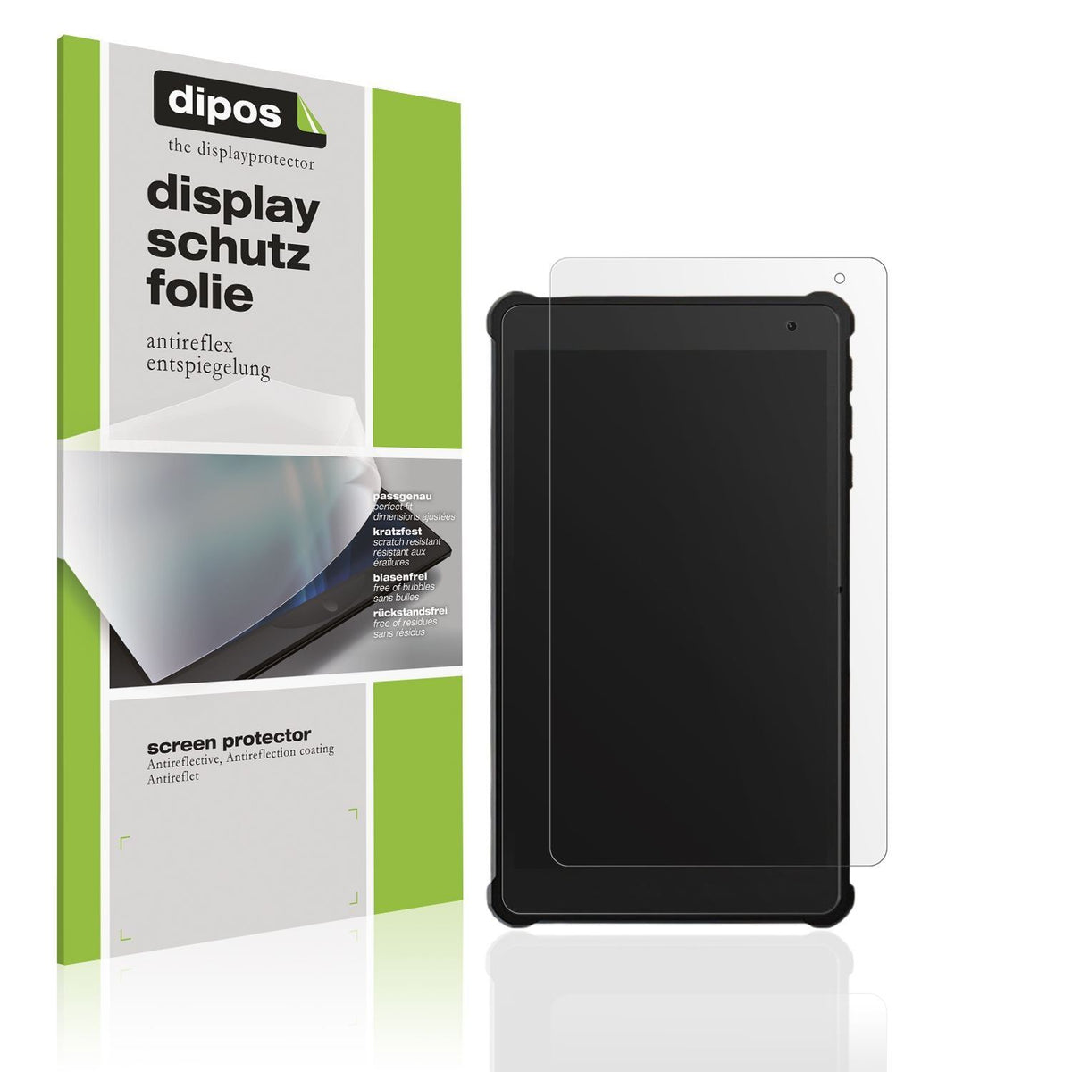 2x Schutzfolie matt für Pritom 7 Zoll Tablet Displ (1)