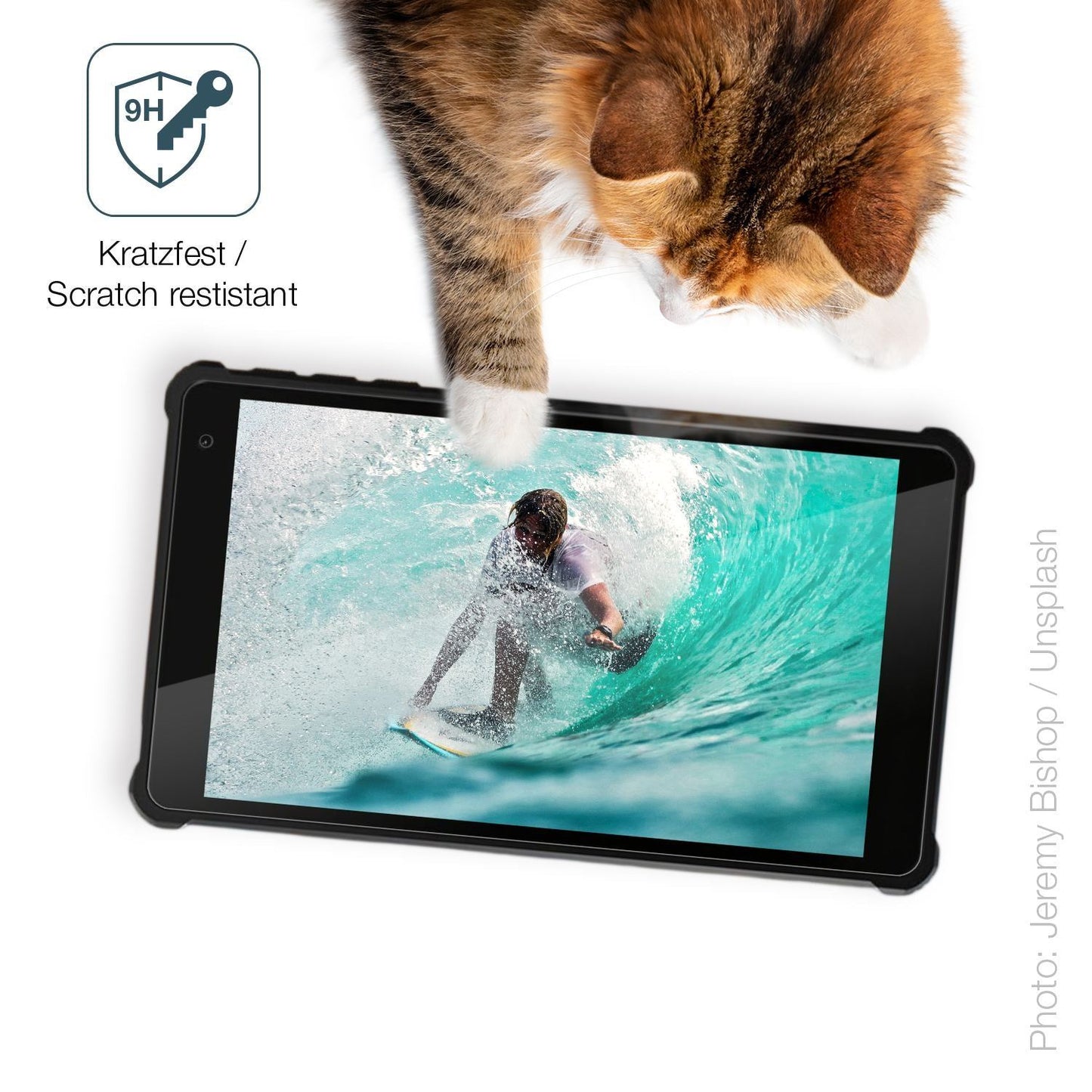 2x 9H Schutzfolie für Pritom 7 Zoll Tablet Panzerf (3)