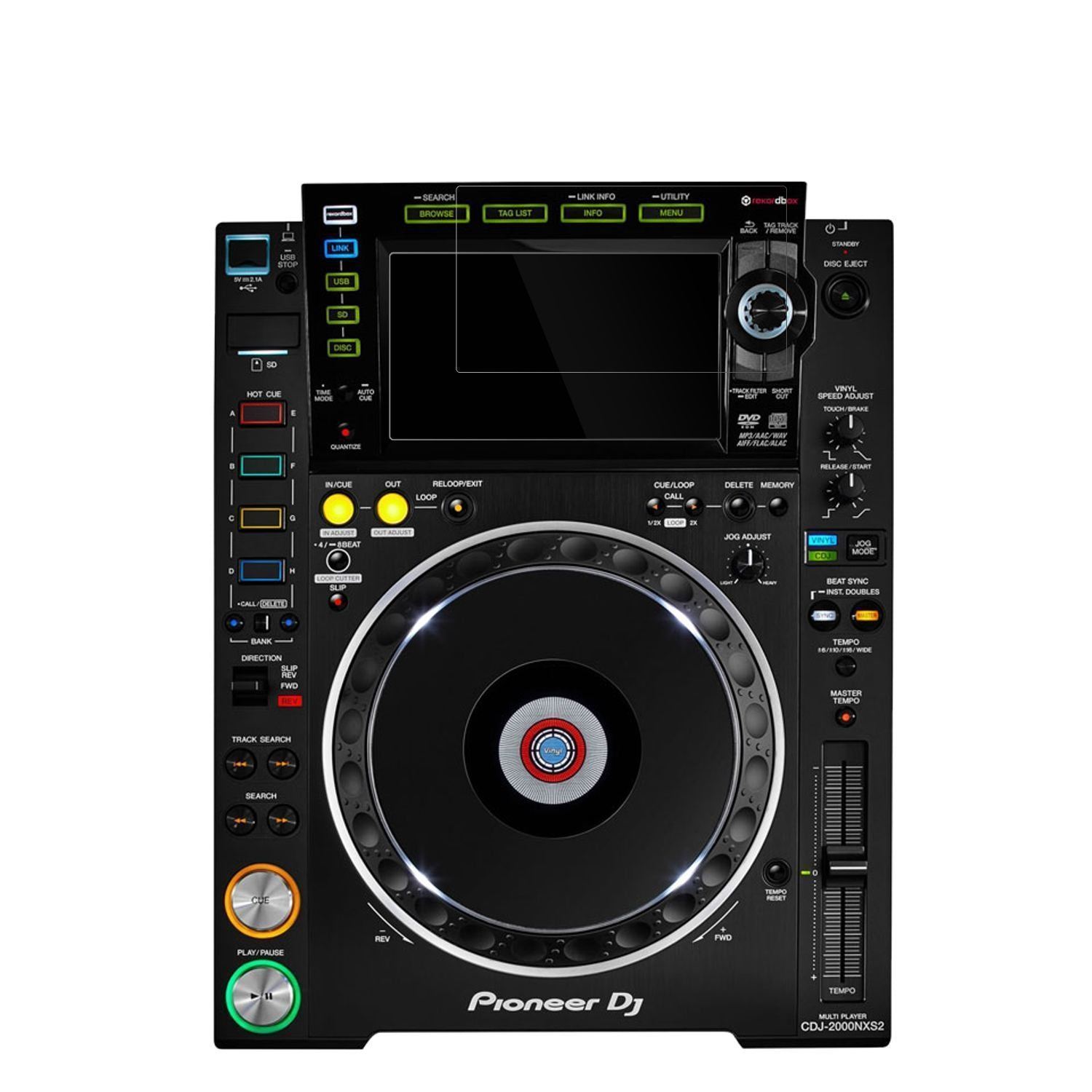 2x Schutzfolie klar für Pioneer CDJ-2000NXS2 Displ (2)