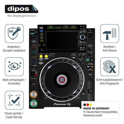 2x 9H Schutzfolie matt für Pioneer CDJ-2000NXS2 Di (7)