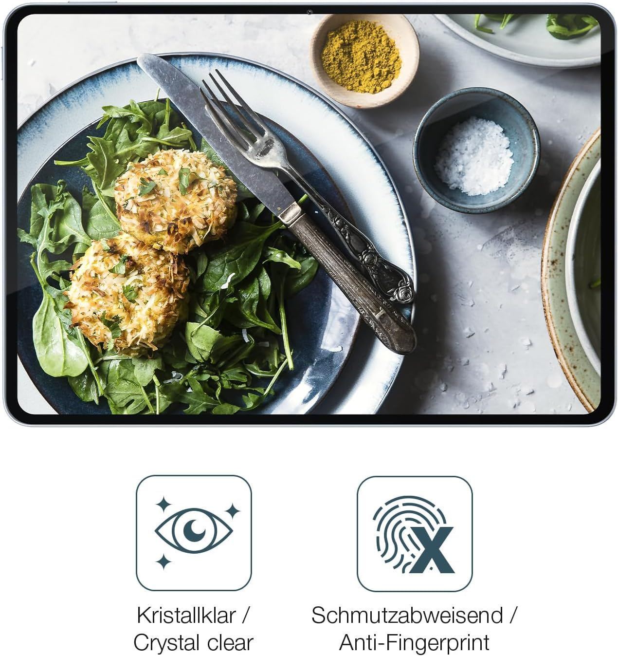 2x Schutzfolie klar für Xiaomi Pad 7 Display-Schut (4)