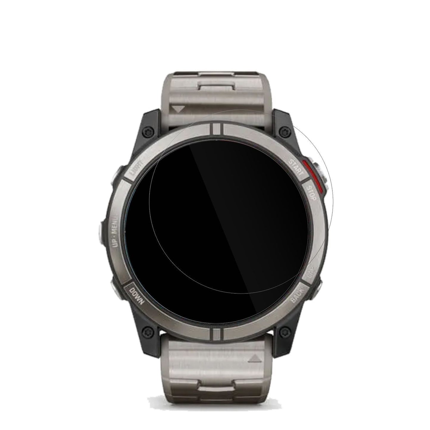 6x Schutzfolie klar für Garmin quatix 7X Display-S (2)