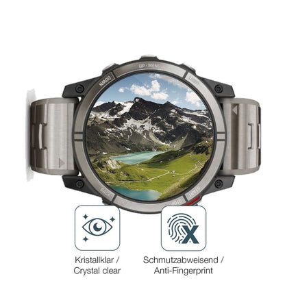 6x Schutzfolie klar für Garmin quatix 7X Display-S (4)
