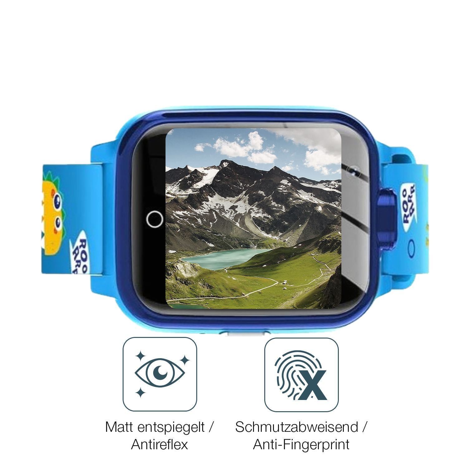 6x Schutzfolie matt für LiveGo T10-T13 Display-Sch (4)