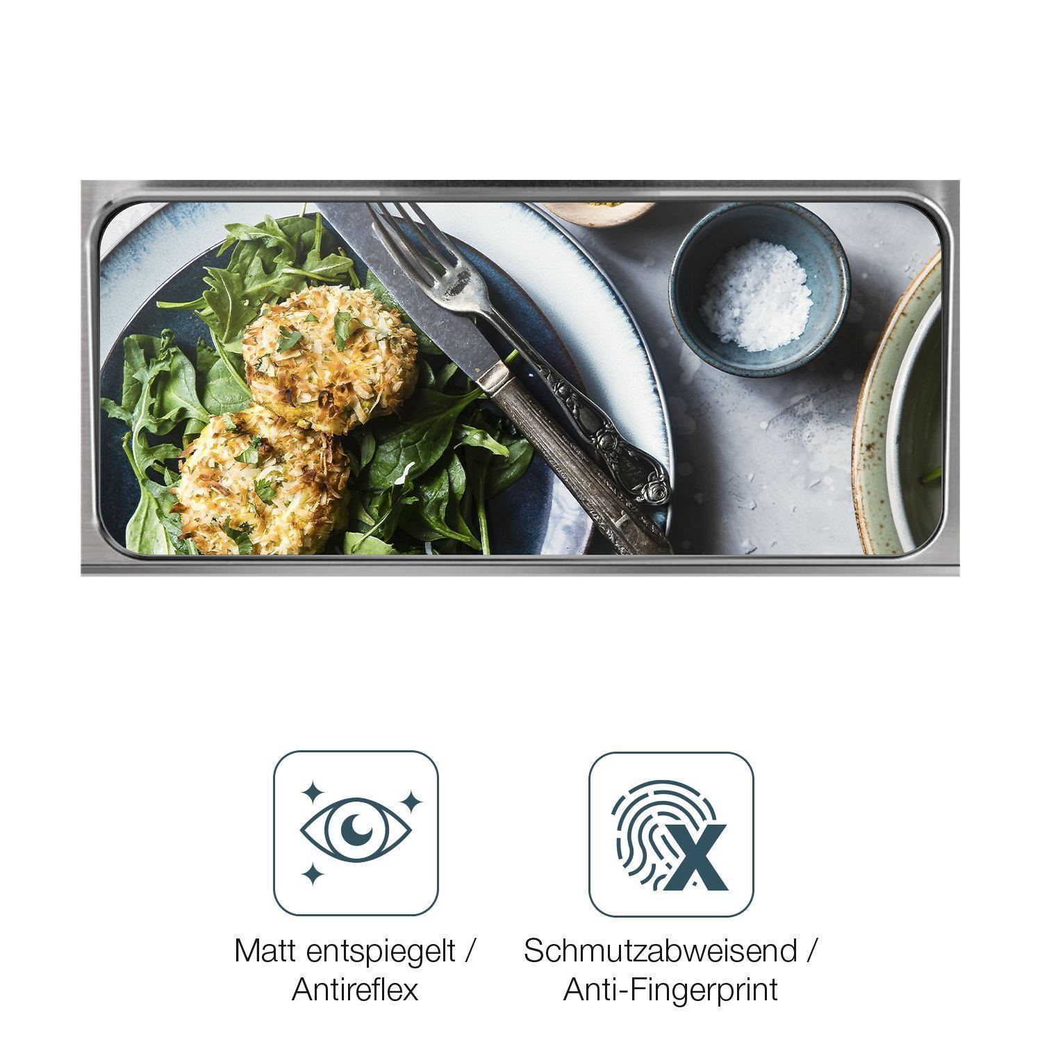 2x Schutzfolie matt für WMF Perfection 680 Display (4)