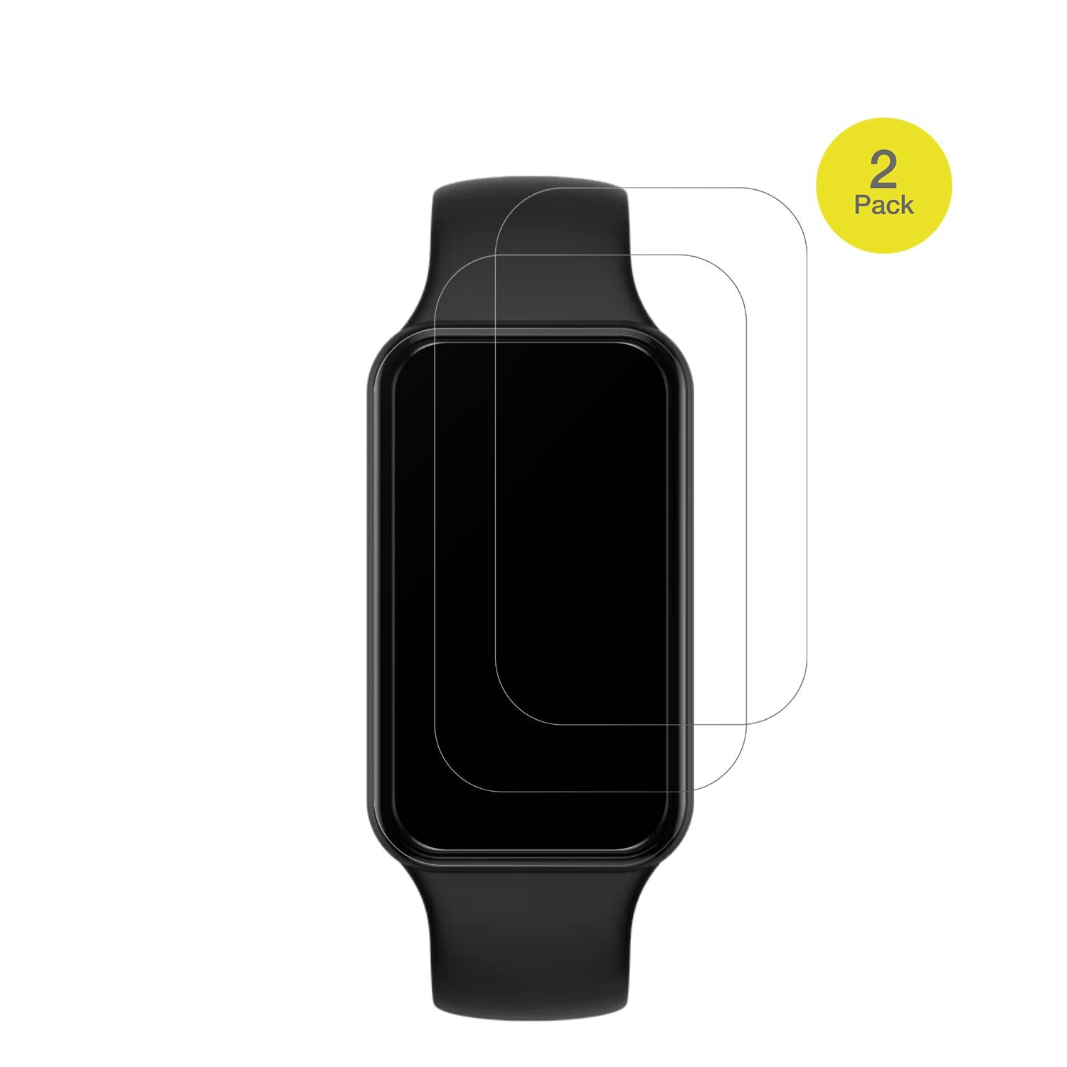 2x Full Cover Schutzfolie matt für Huami Amazfit B (2)