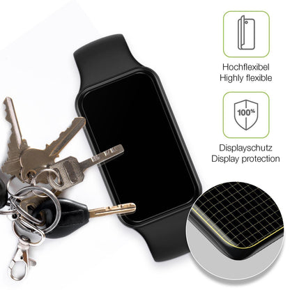 2x Full Cover Schutzfolie matt für Huami Amazfit B (3)