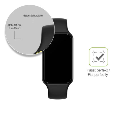 2x Full Cover Schutzfolie matt für Huami Amazfit B (6)