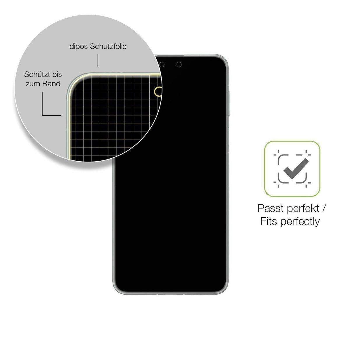 2x Full Cover Schutzfolie matt für Huawei Mate 70  (6)