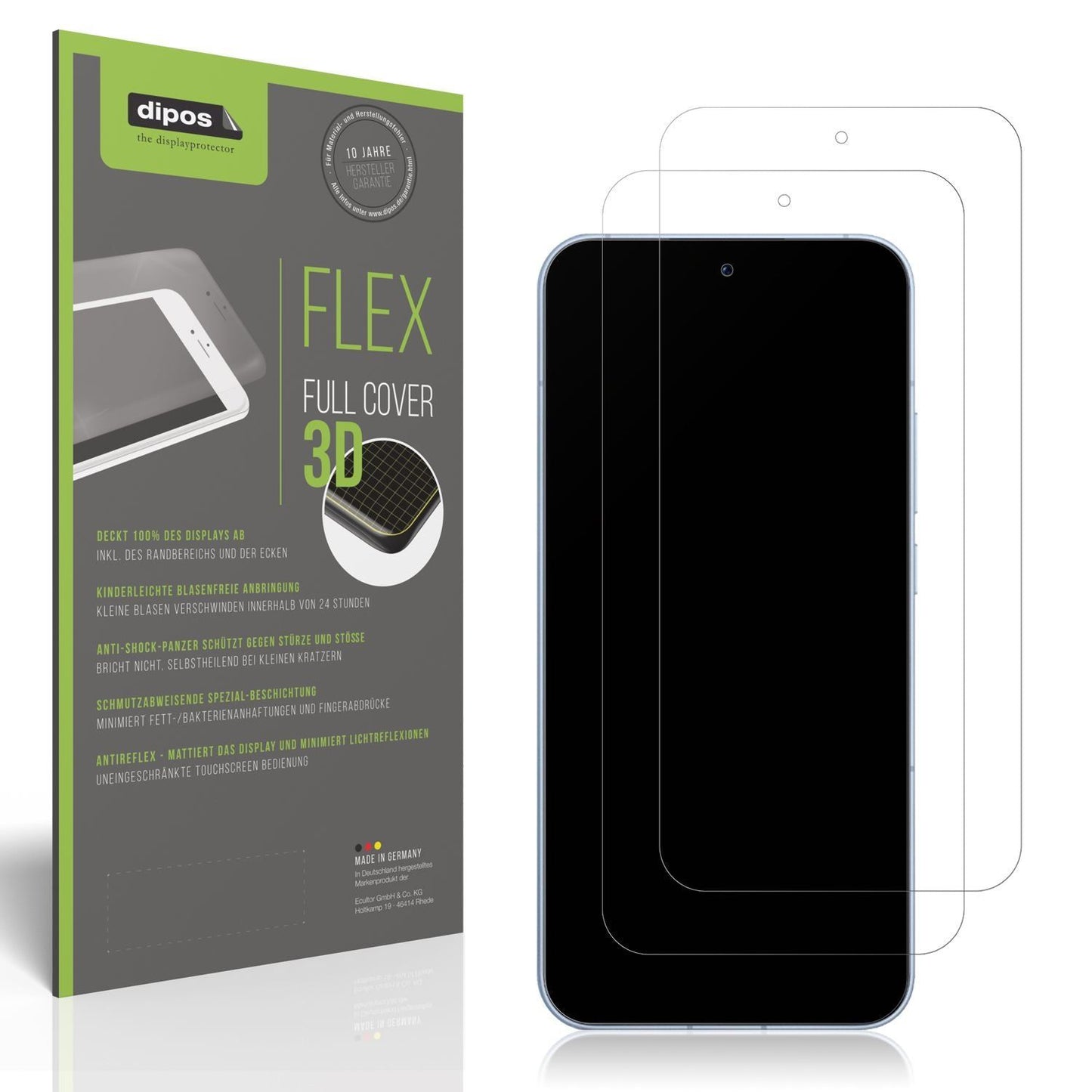 2x Full Cover Schutzfolie matt für Oppo Reno 13 Pr (1)
