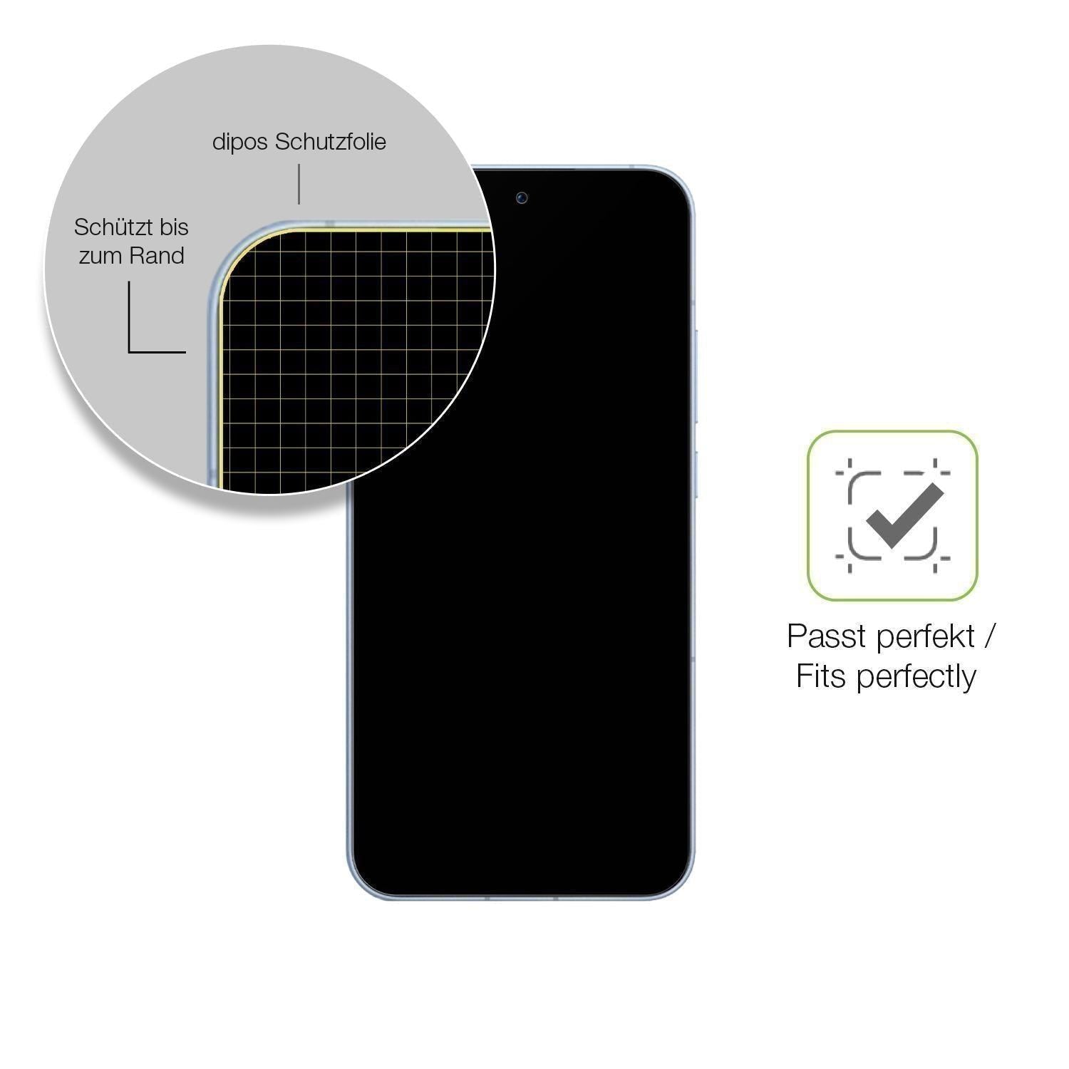 2x Full Cover Schutzfolie matt für Oppo Reno 13 Pr (6)