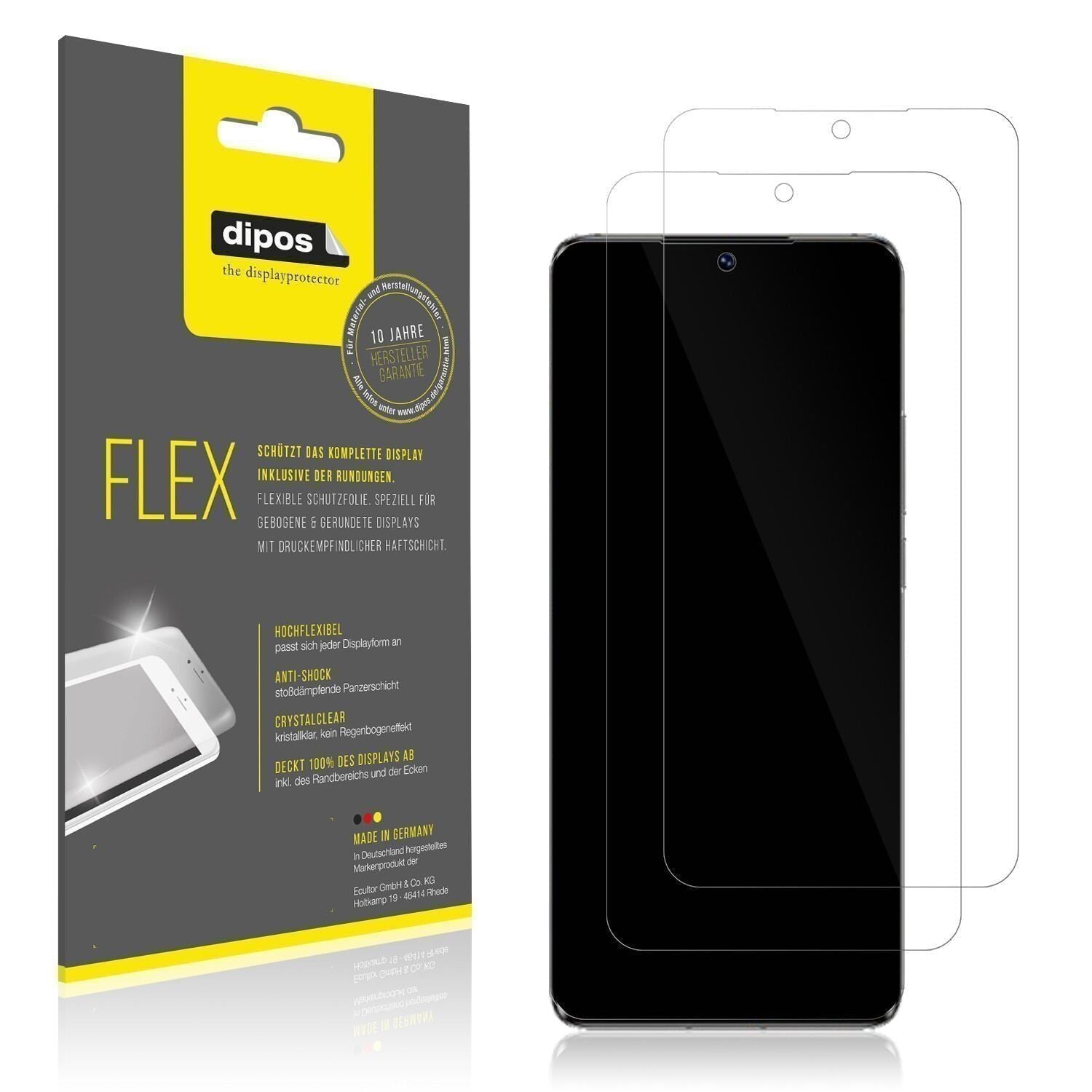 2x 3D Full Cover Schutzfolie für Meizu 18 Pro (1)