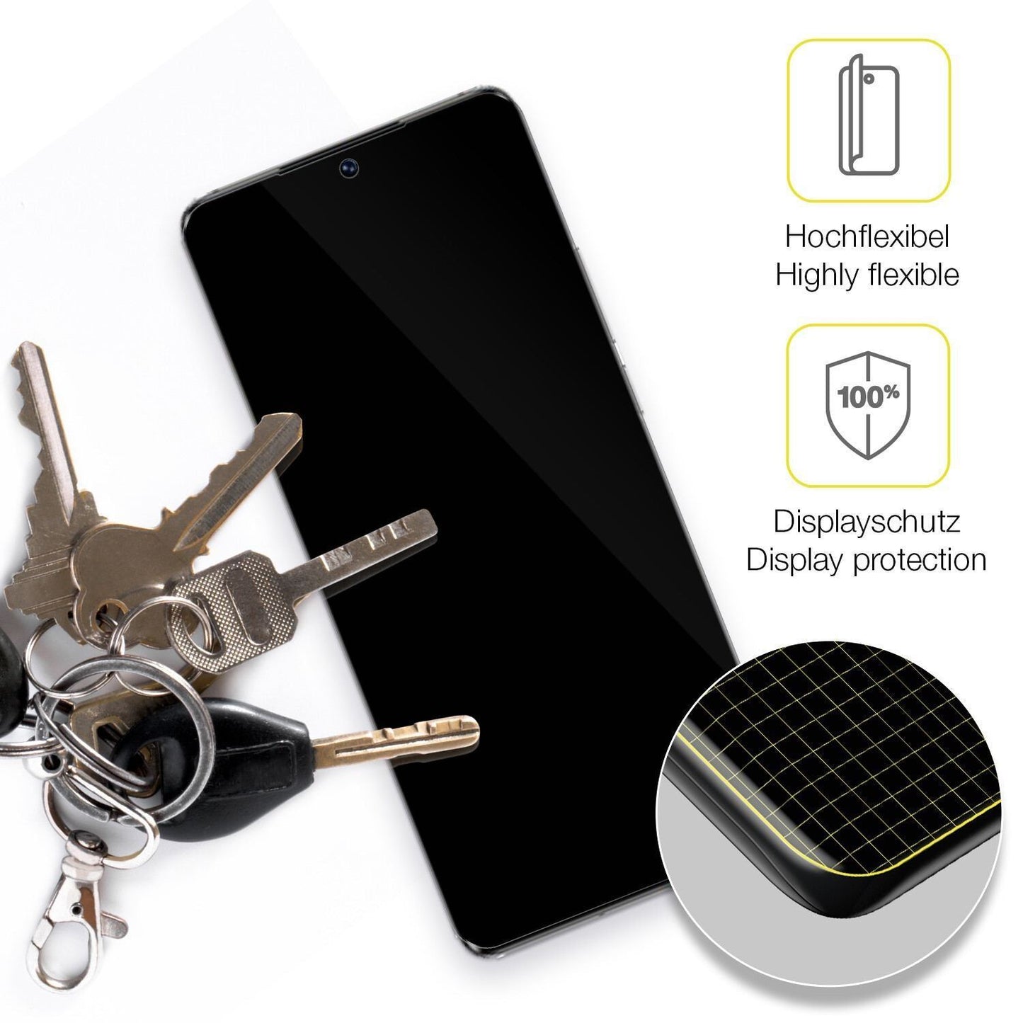 2x 3D Full Cover Schutzfolie für Meizu 18 Pro (3)
