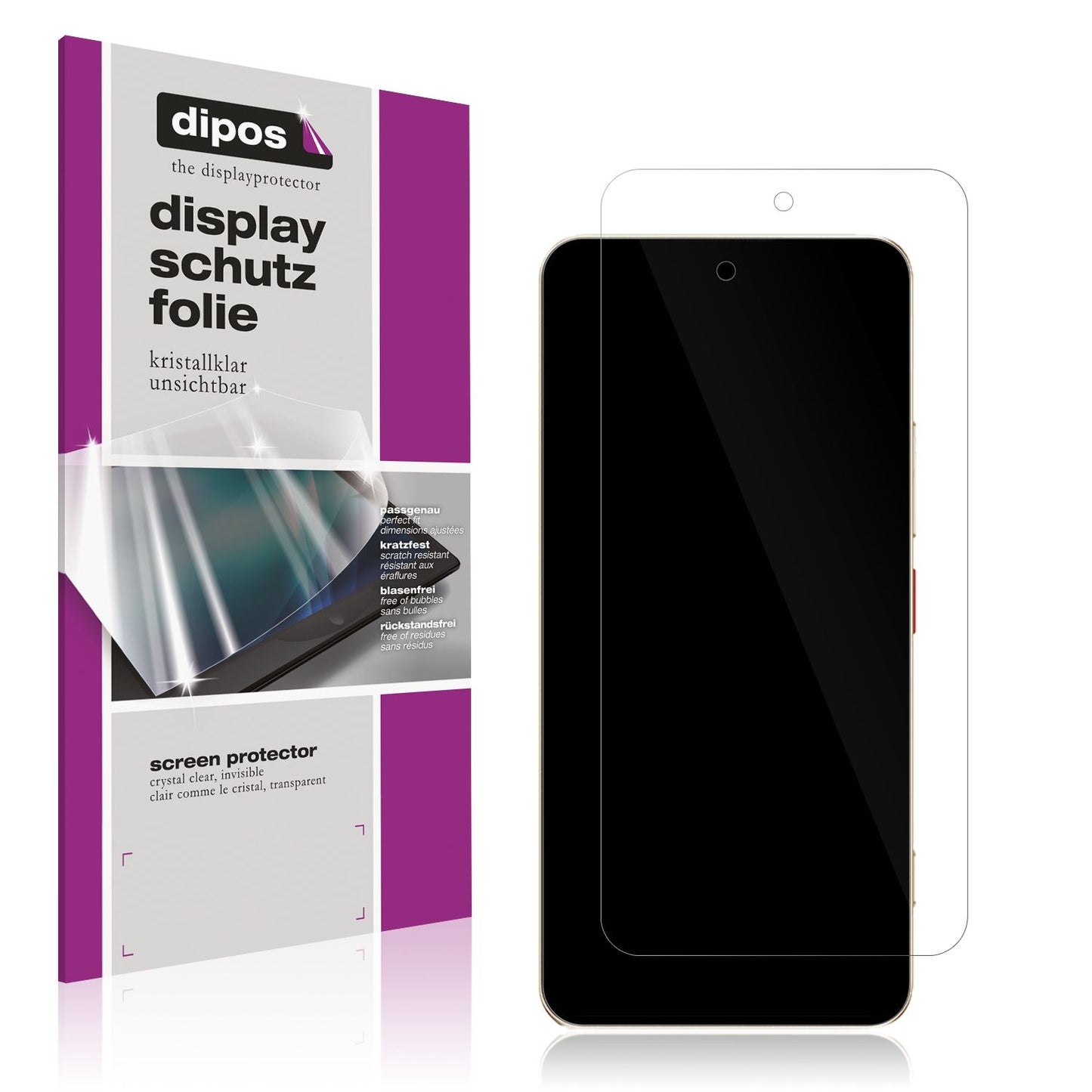 4x Schutzfolie klar für ZTE Nubia Focus 2 Ultra 5G (1)
