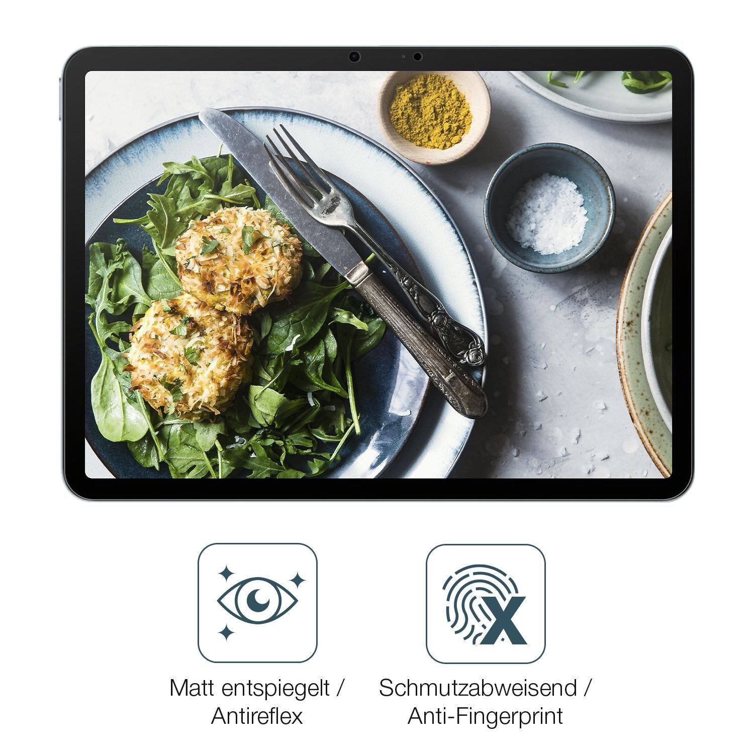 2x 9H Schutzfolie matt für Apple iPad Air 13 Zoll  (5)