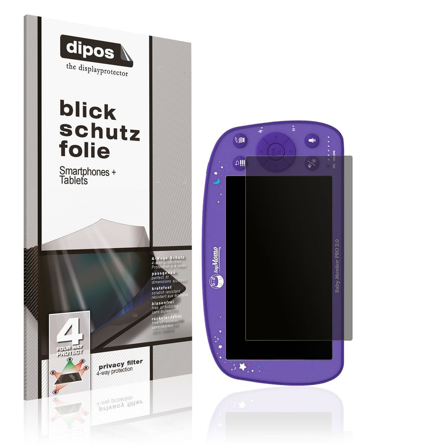 Blickschutzfolie für SoyMomo Baby Monitor Pro 2.0  (1)