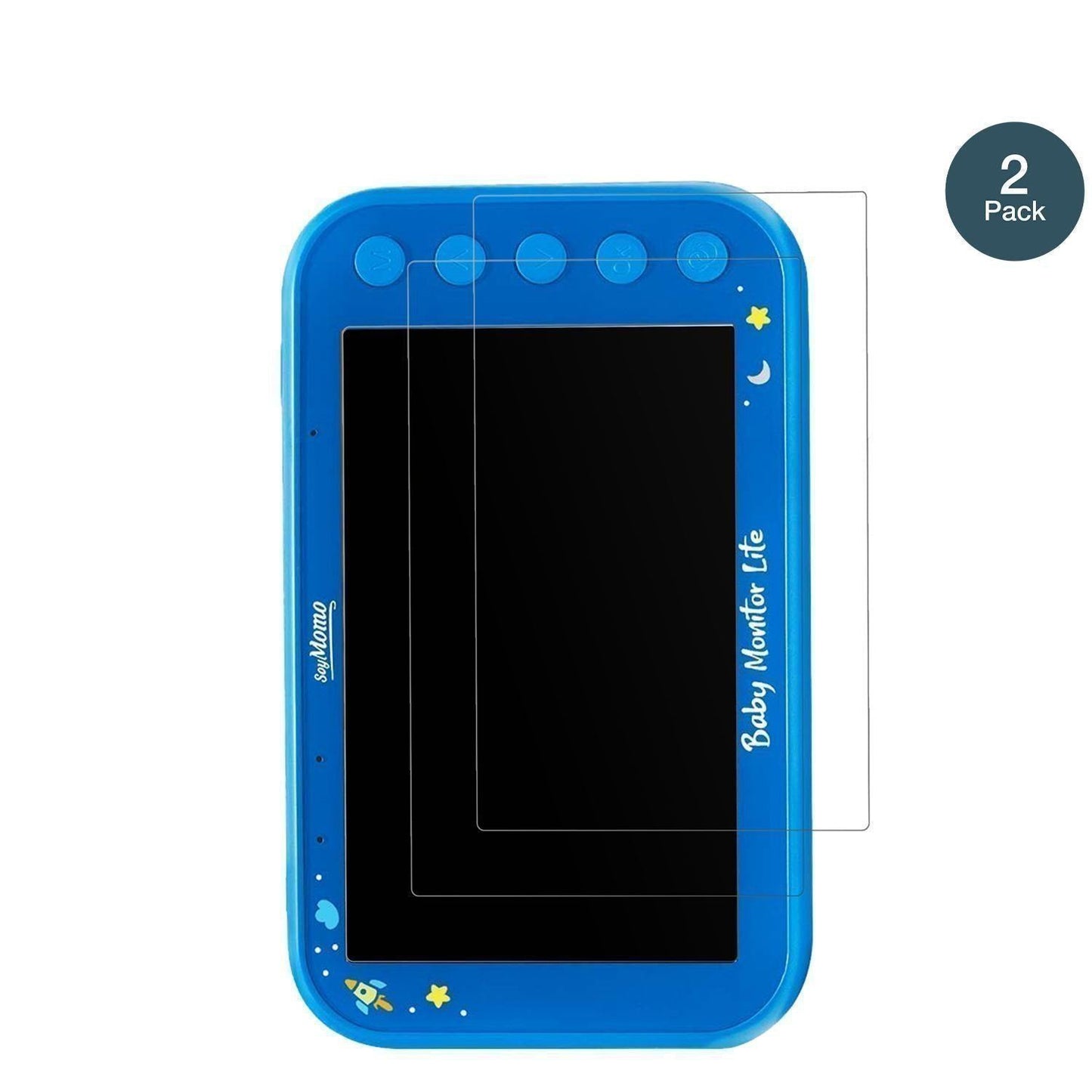 2x 9H Schutzfolie matt für SoyMomo Baby Monitor Li (2)