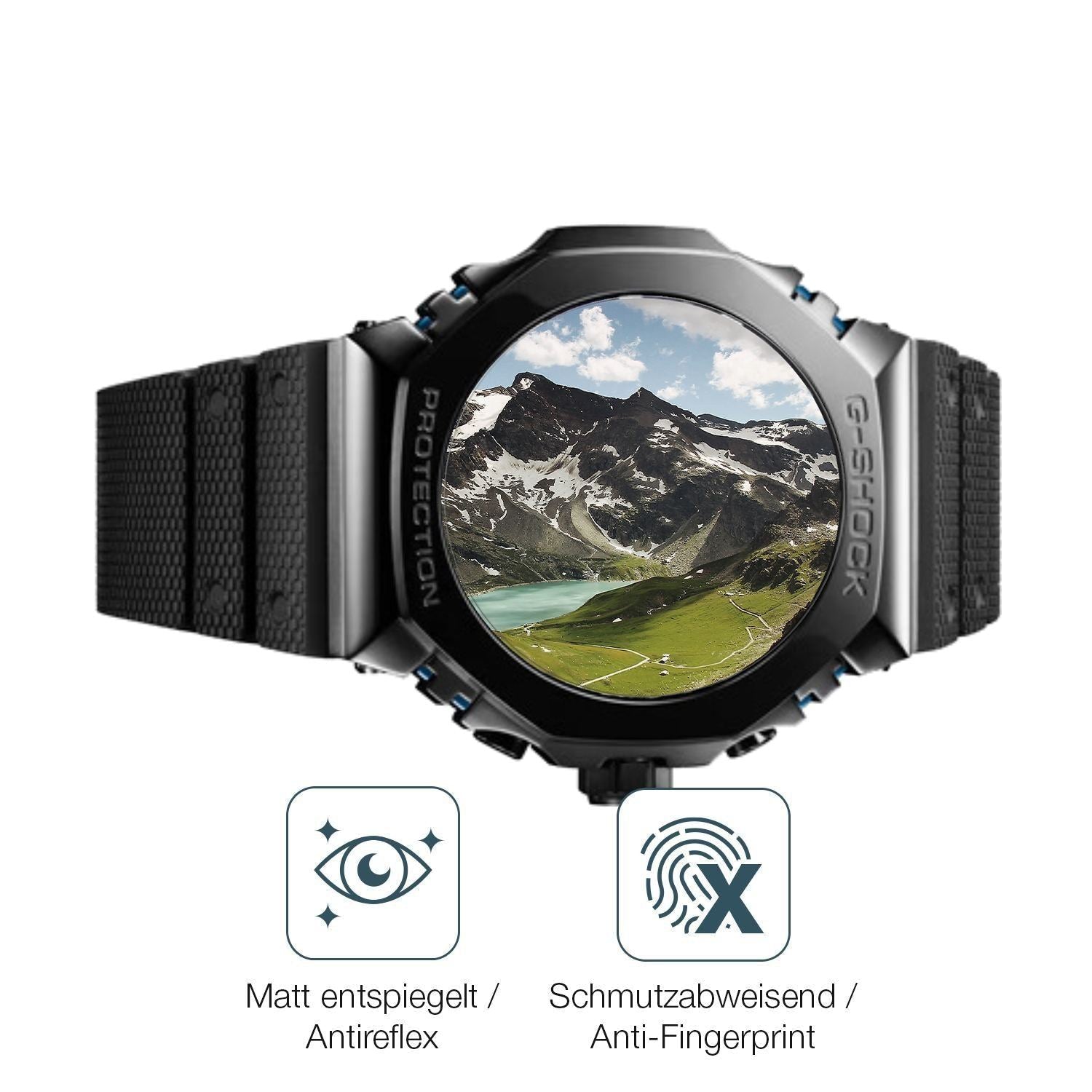 6x Schutzfolie matt für Casio G-Shock MRG-B2100R D (4)