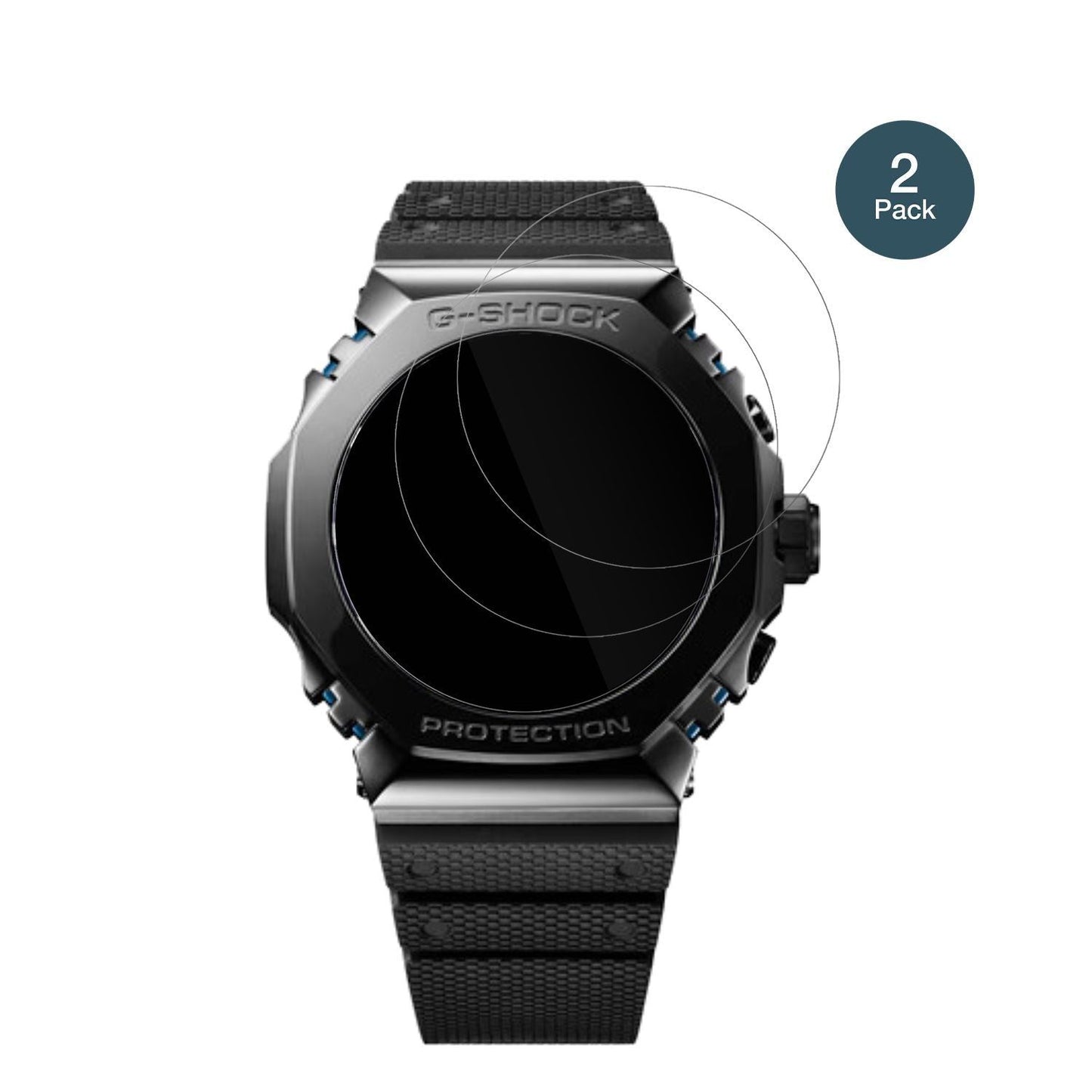 2x 9H Schutzfolie für Casio G-Shock MRG-B2100R Pan (2)