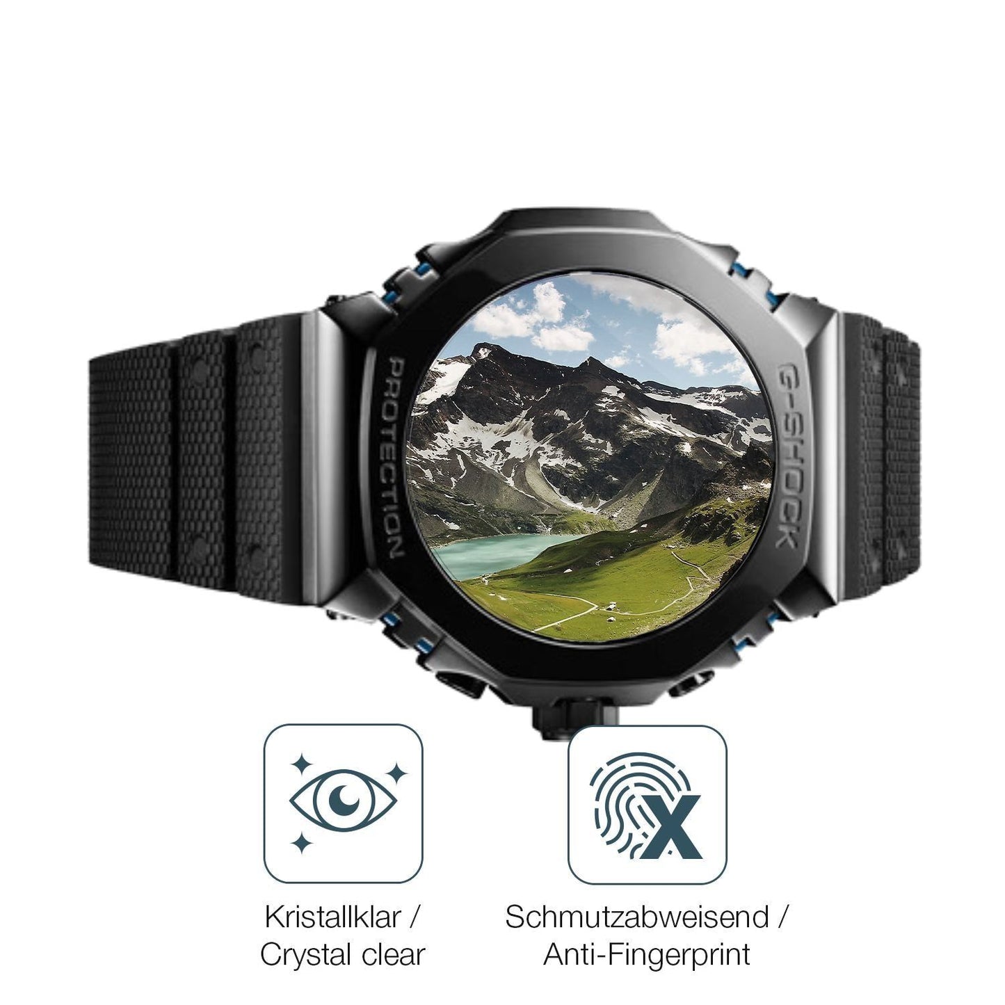 2x 9H Schutzfolie für Casio G-Shock MRG-B2100R Pan (5)