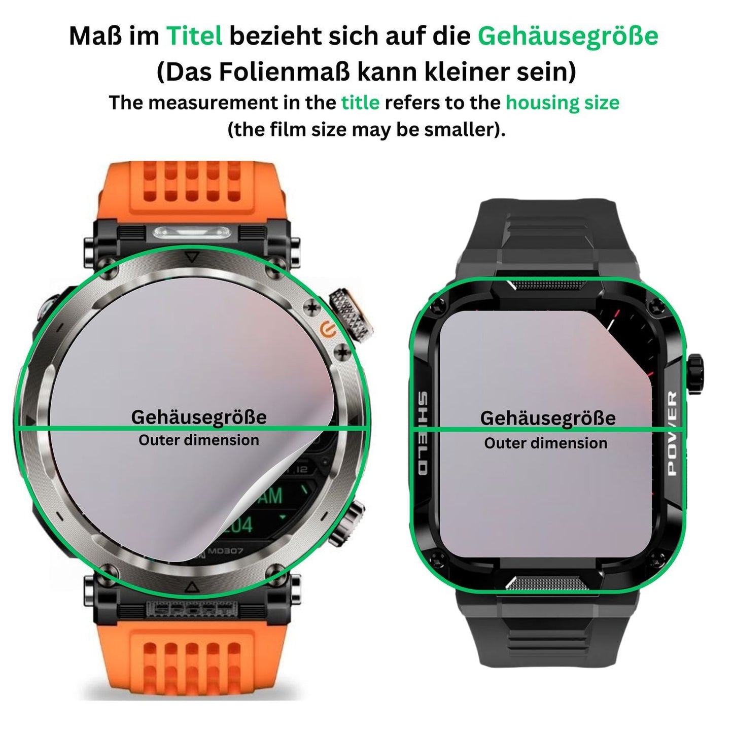 6x Schutzfolie klar für Huawei Watch GT5 41mm Disp (2)