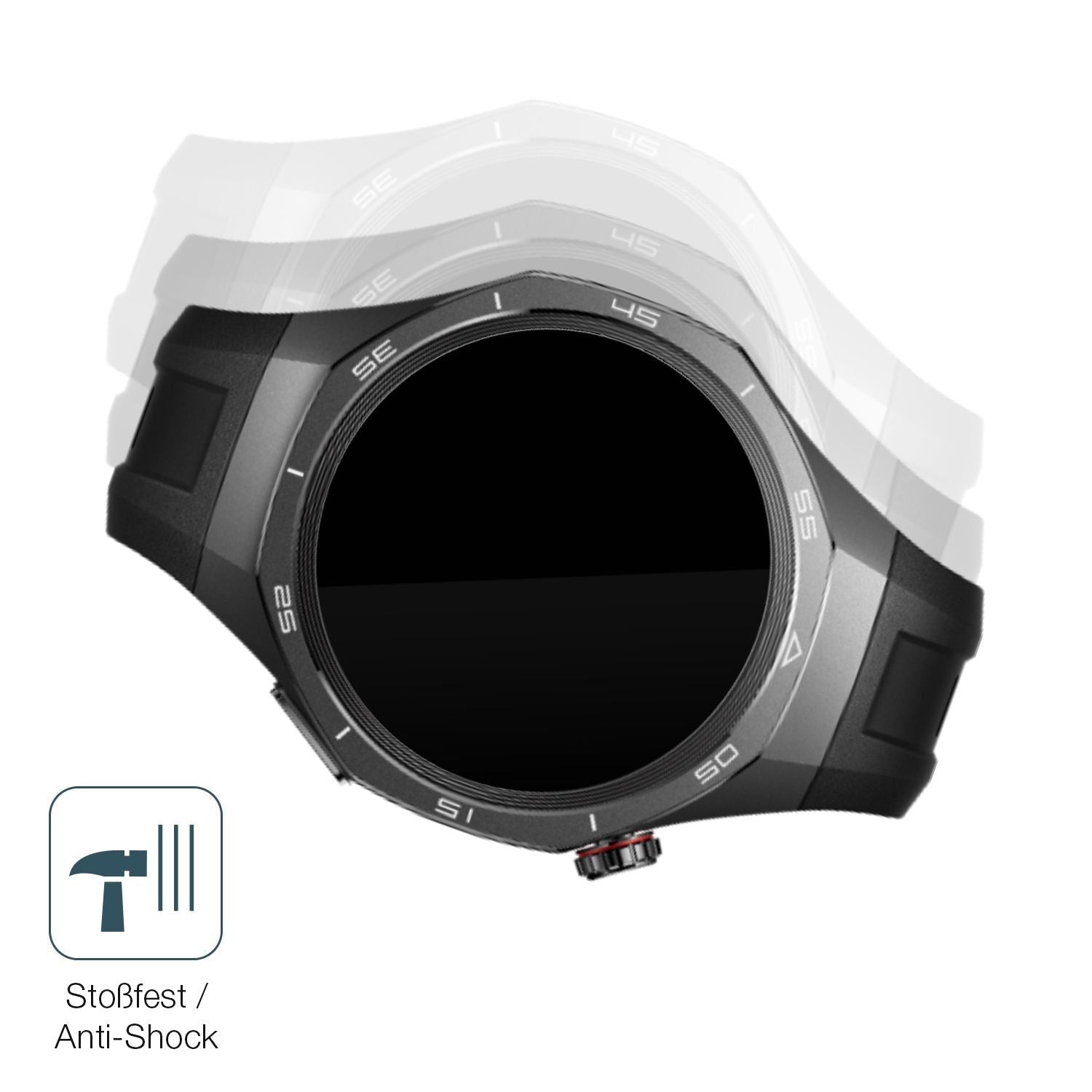 2x 9H Schutzfolie für Huawei Watch GT5 41mm Panzer (5)