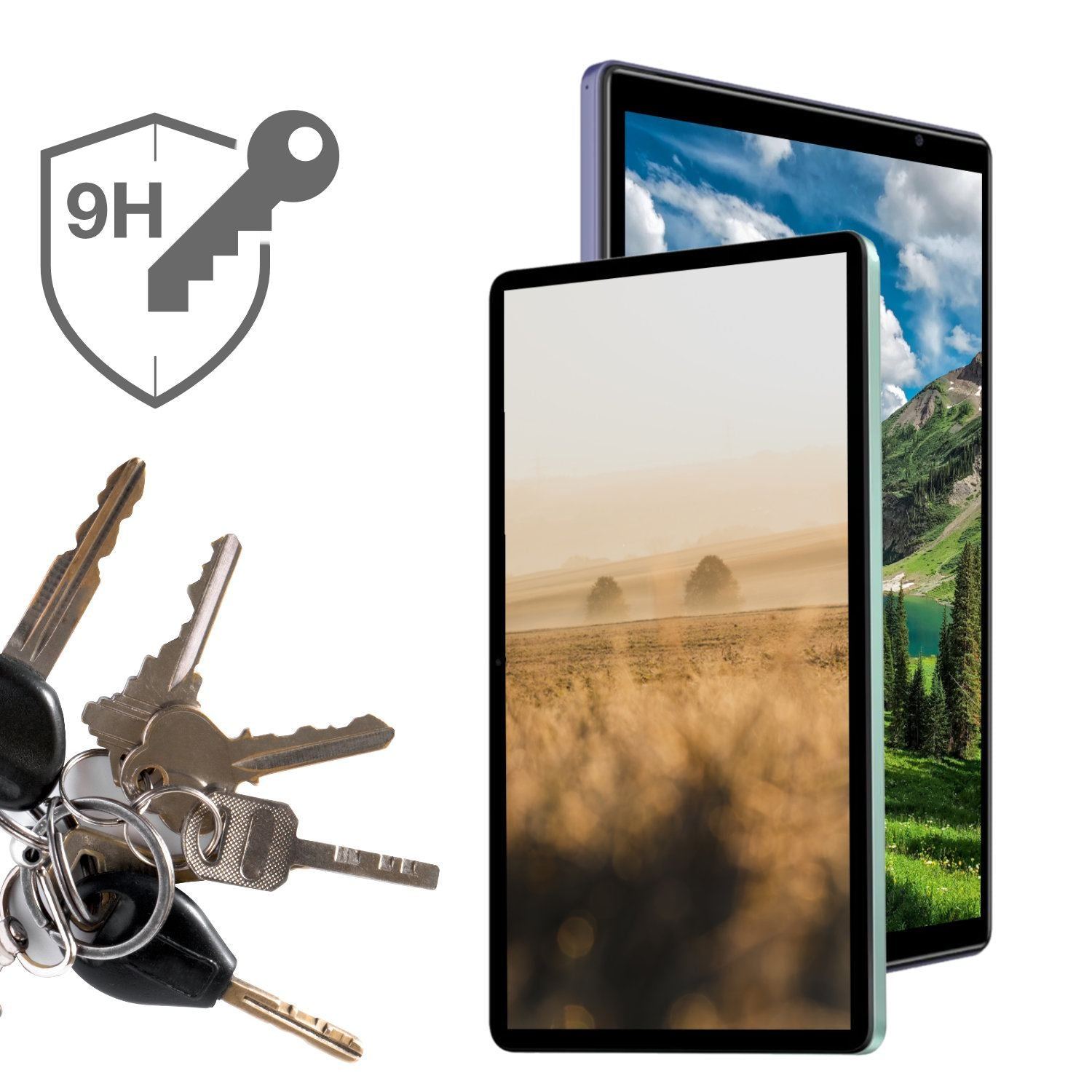 2x 9H Schutzfolie matt für Facetel Q6 Panzerfolie (3)
