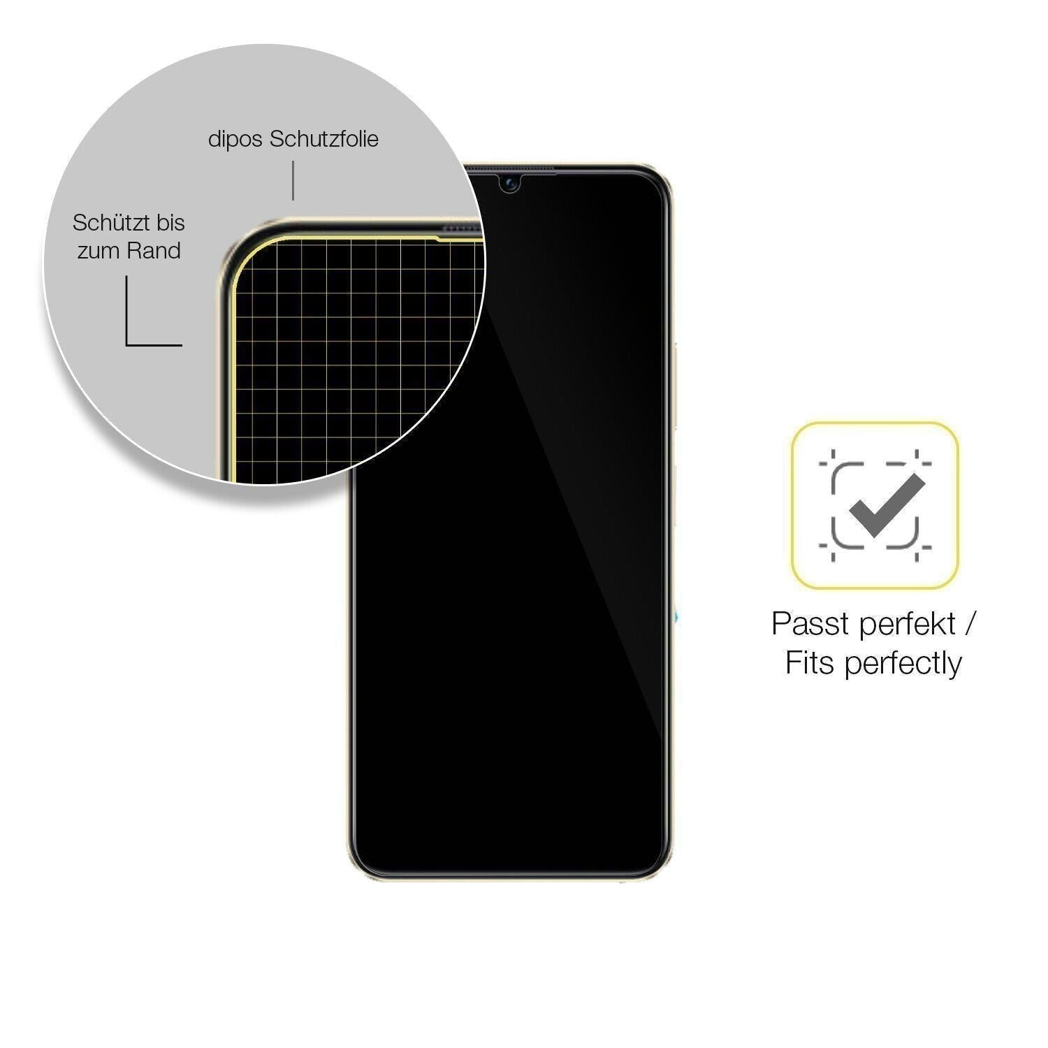 1x 3D Full Cover Schutzfolie für Vivo Y16 (6)