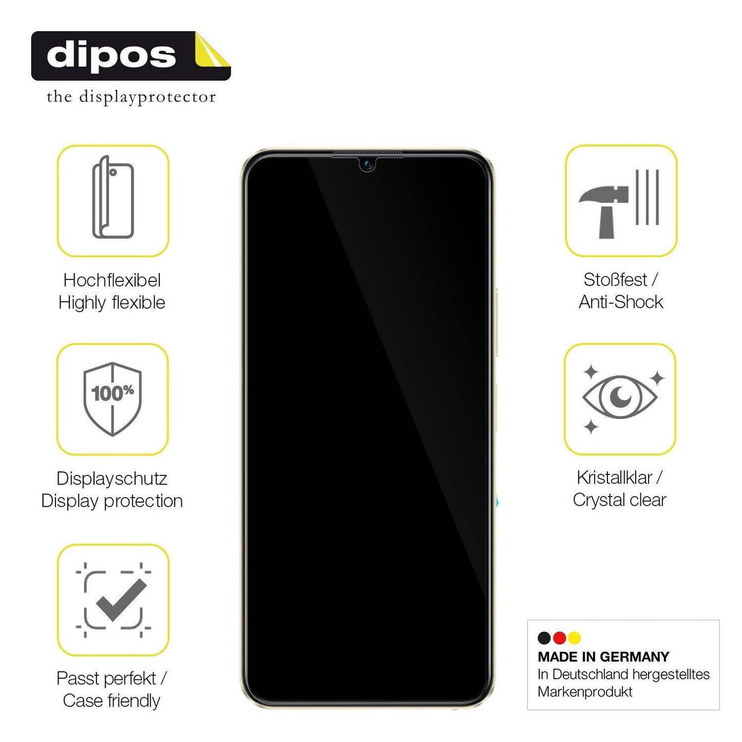 1x 3D Full Cover Schutzfolie für Vivo Y16 (7)
