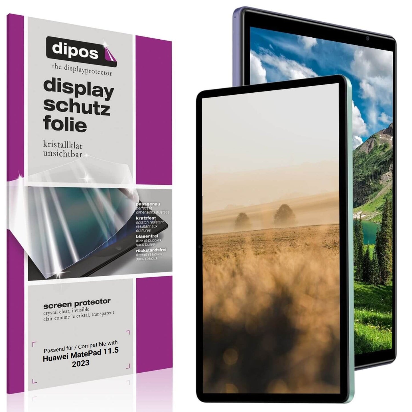 2x Schutzfolie klar für Huawei MatePad 11.5 2023 D (1)