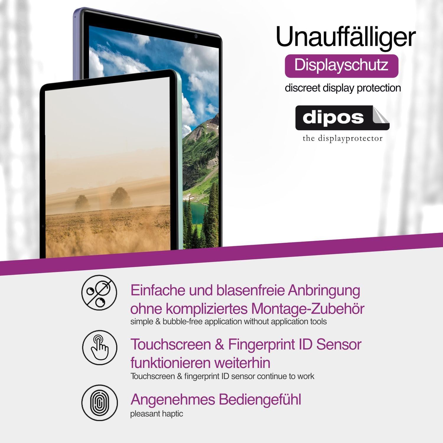 2x Schutzfolie klar für Yotopt L80-EEA Display-Sch (2)