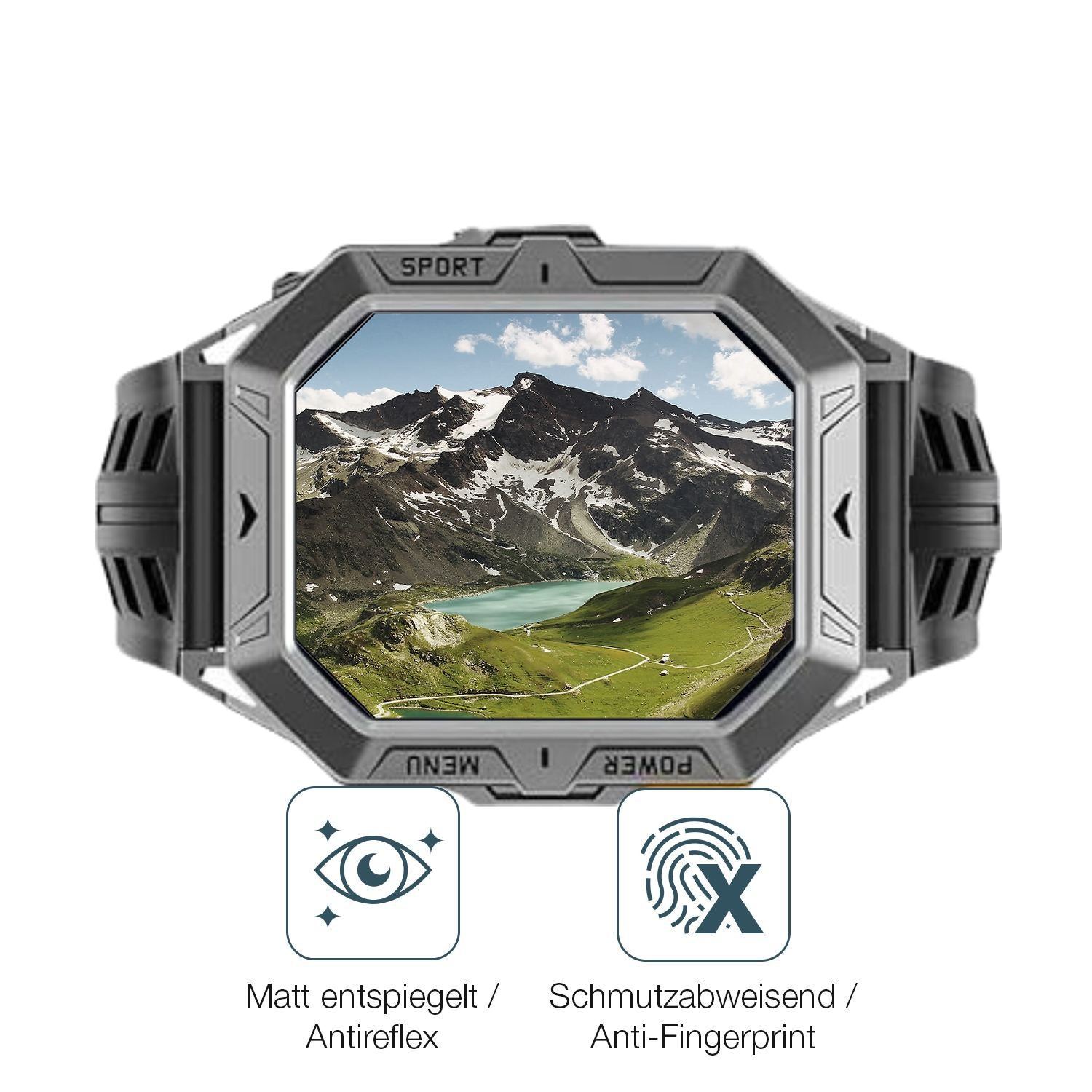 6x Schutzfolie matt für HIRREO TX1 2.13 Zoll Displ (4)