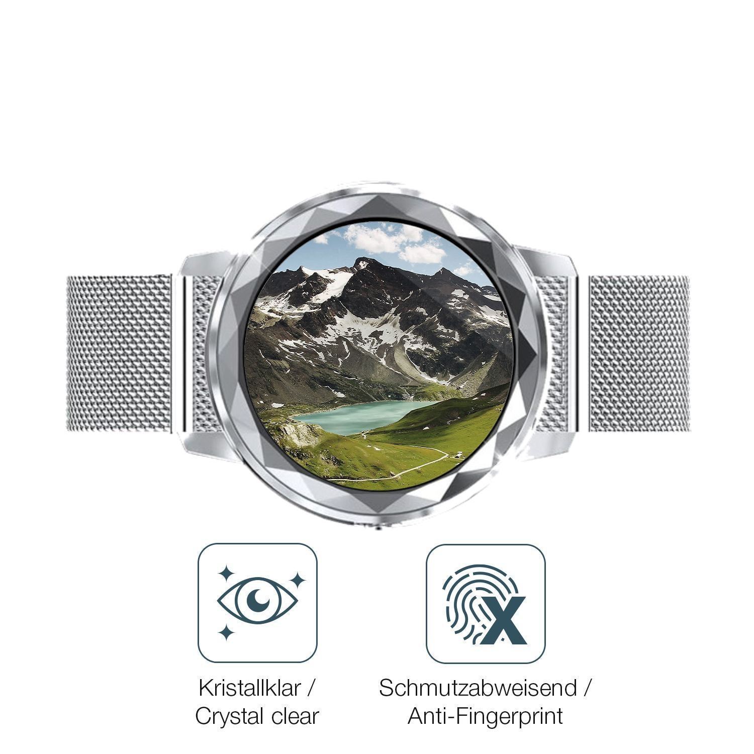 6x Schutzfolie klar für Homailida G209 1.32 Zoll D (4)