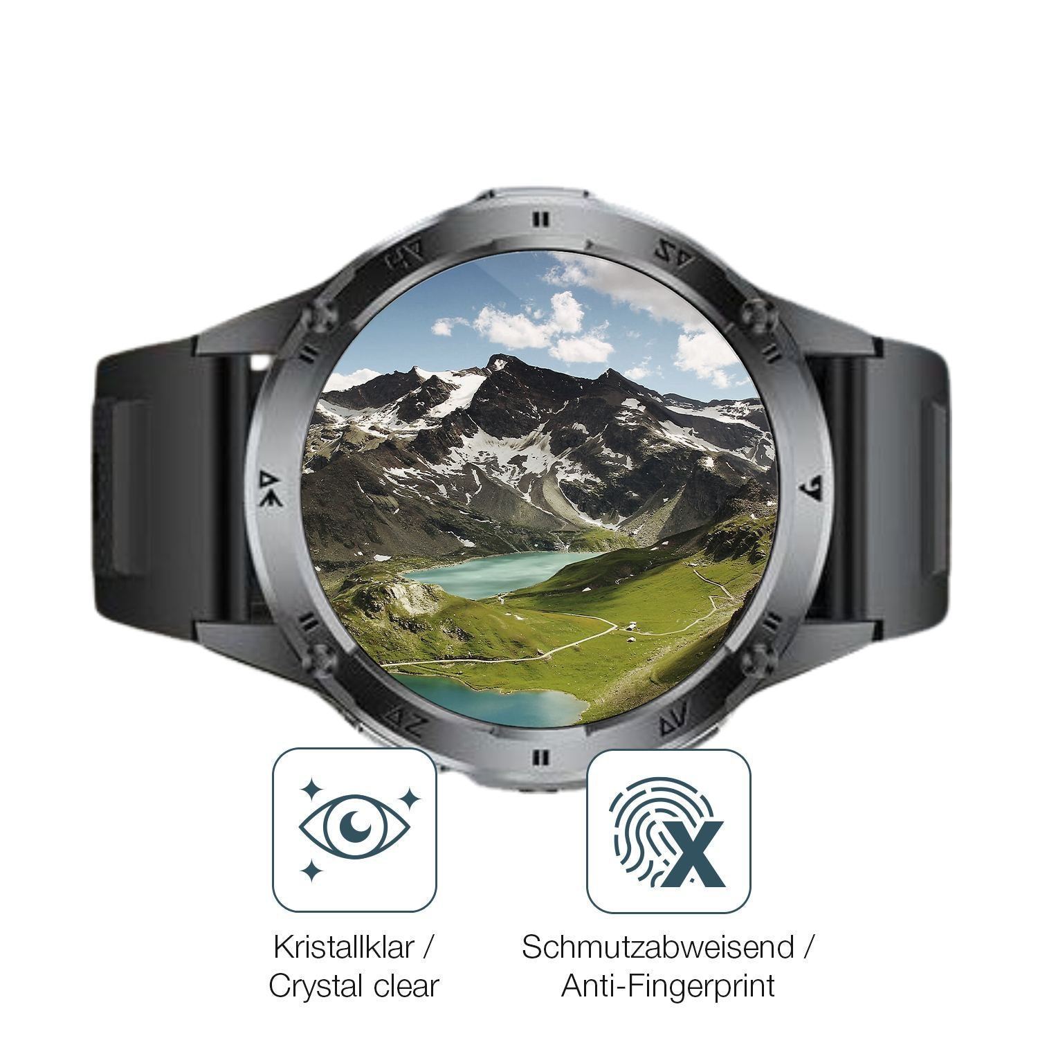 2x 9H Schutzfolie für FOXBOX EF6 1.43 Zoll Panzerf (5)