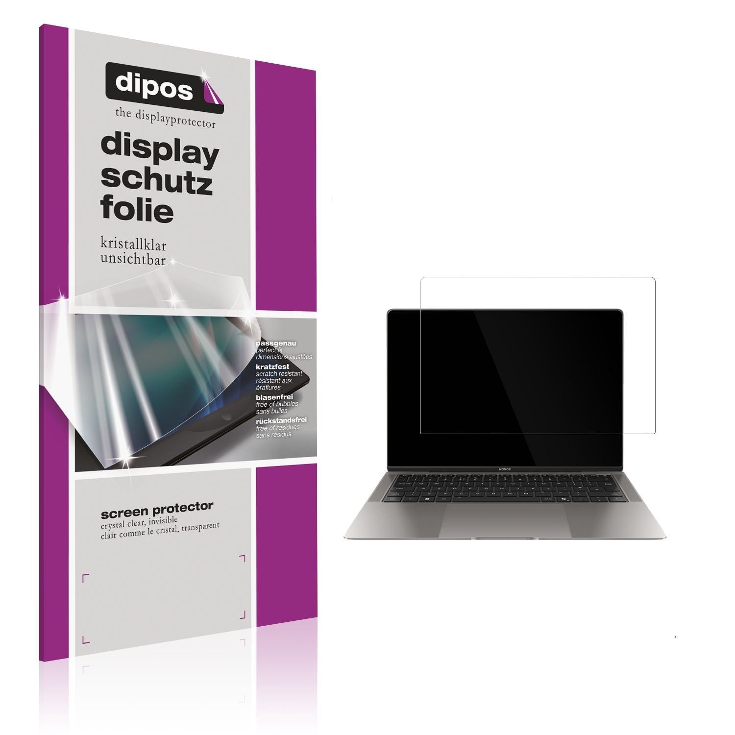 2x Schutzfolie klar für Honor MagicBook Pro 14 Dis (1)